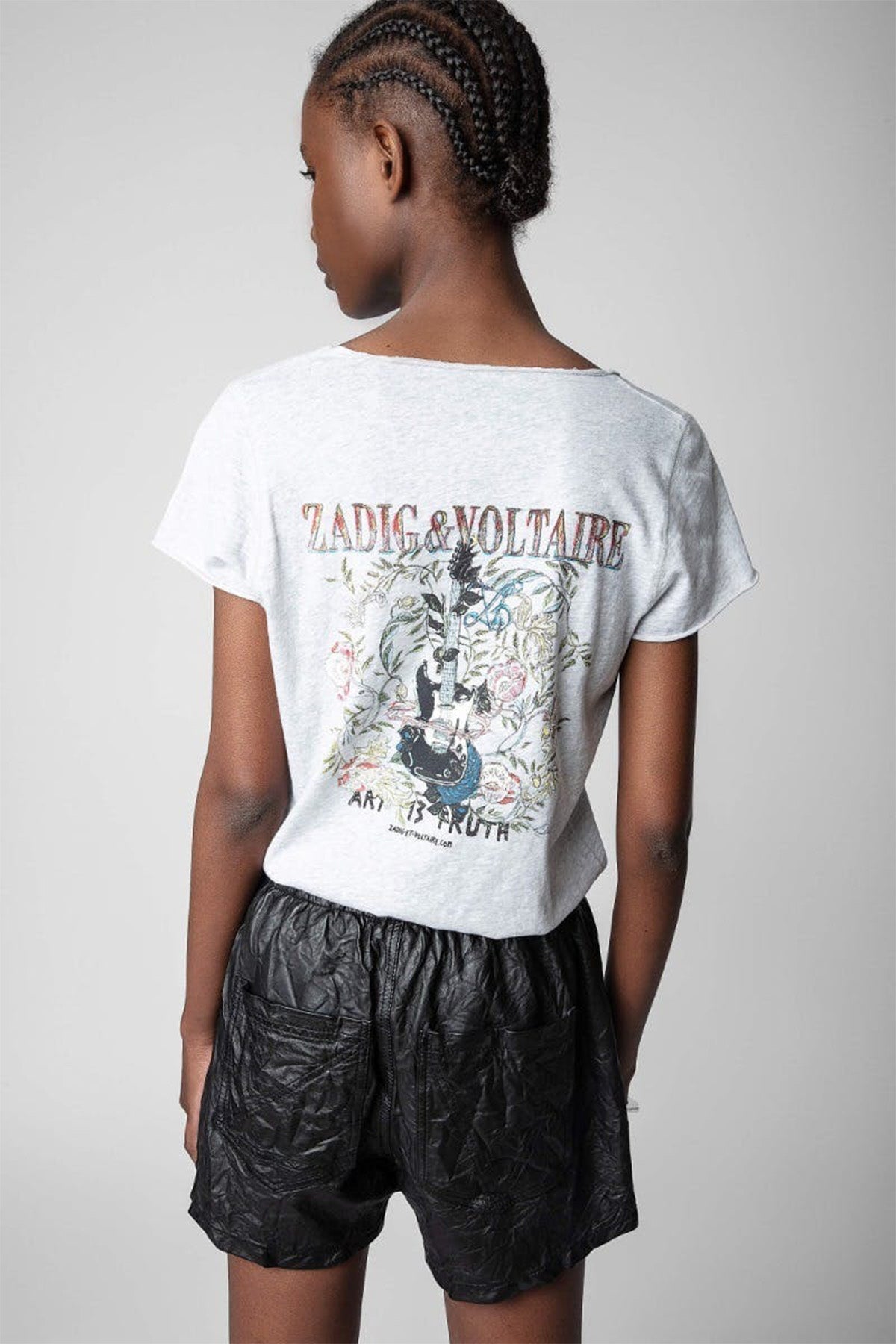 Zadig & Voltaire V Yala Logolu T-shirt-Libas Trendy Fashion Store