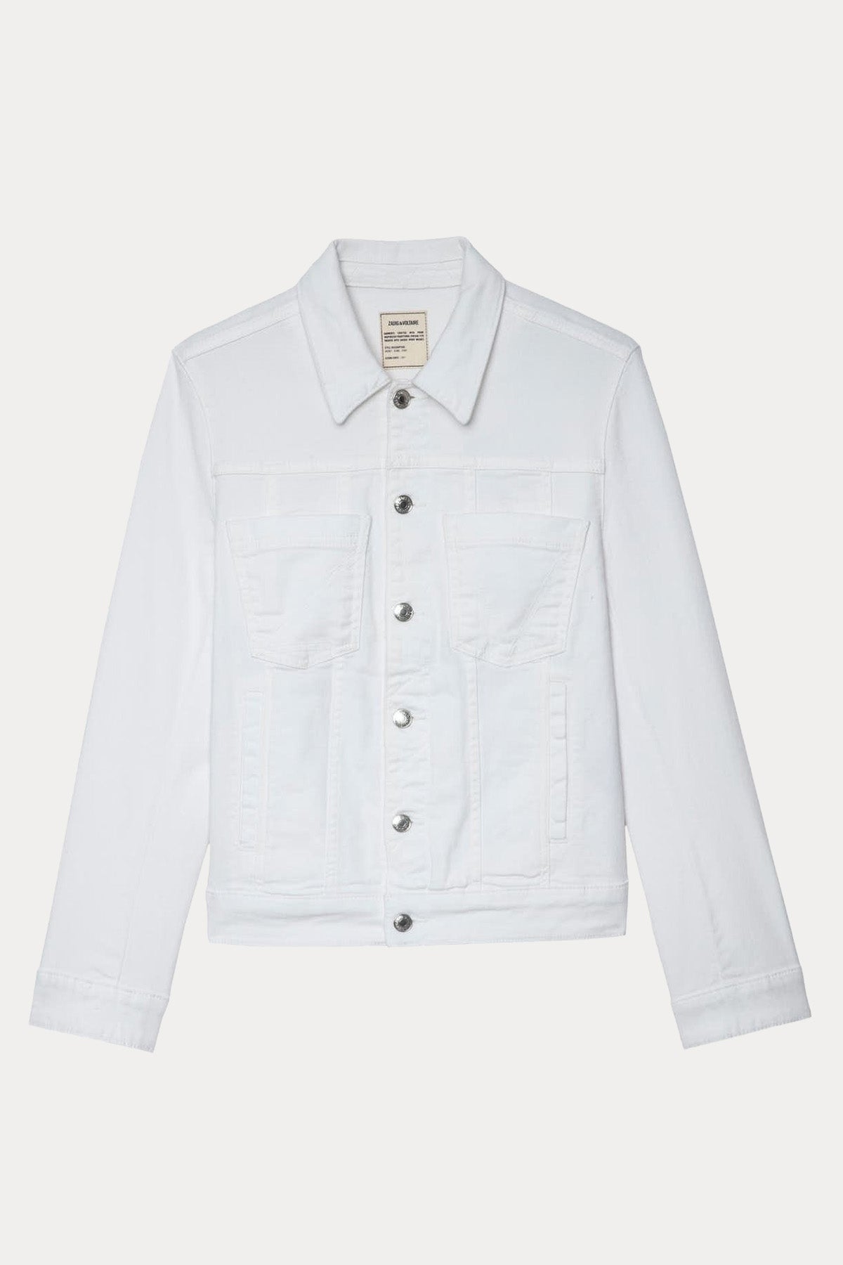 Zadig & Voltaire Nakış Logolu Denim Ceket-Libas Trendy Fashion Store