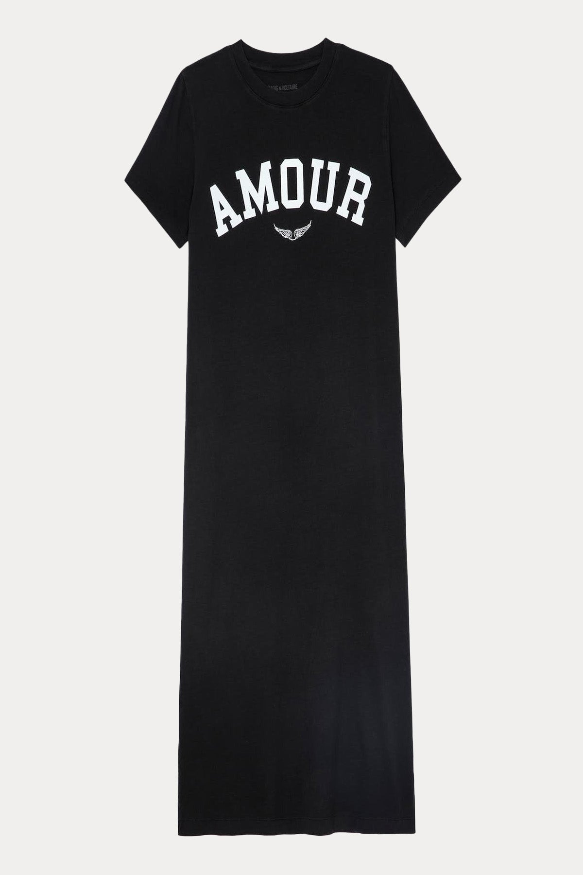 Zadig & Voltaire Amour Logolu Midi T-shirt Elbise-Libas Trendy Fashion Store