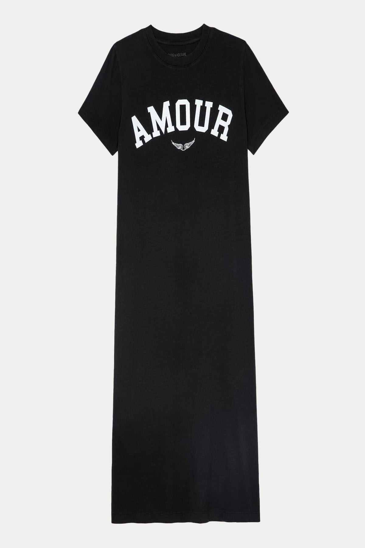 Zadig & Voltaire Amour Logolu Midi T-shirt Elbise-Libas Trendy Fashion Store