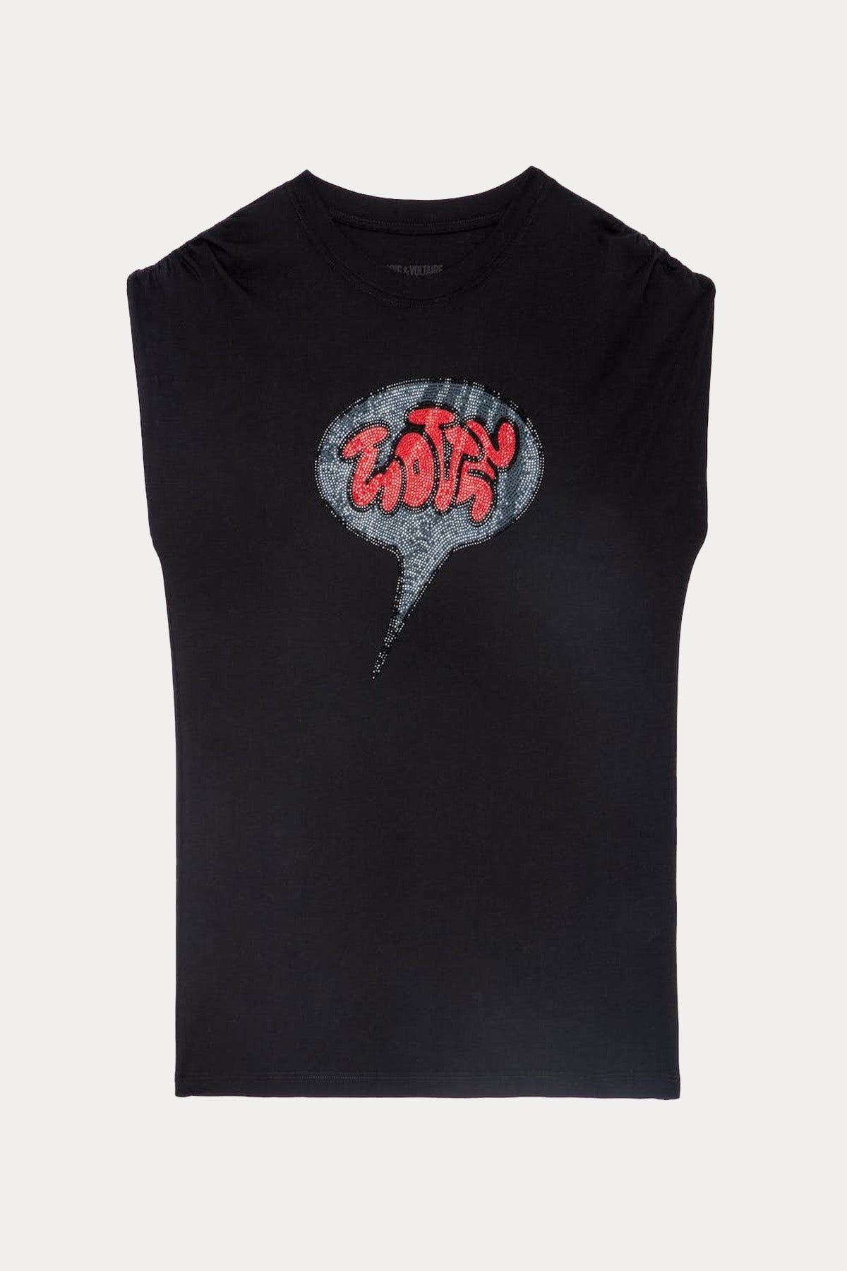 Zadig & Voltaire Yuvarlak Yaka Logolu T-shirt-Libas Trendy Fashion Store