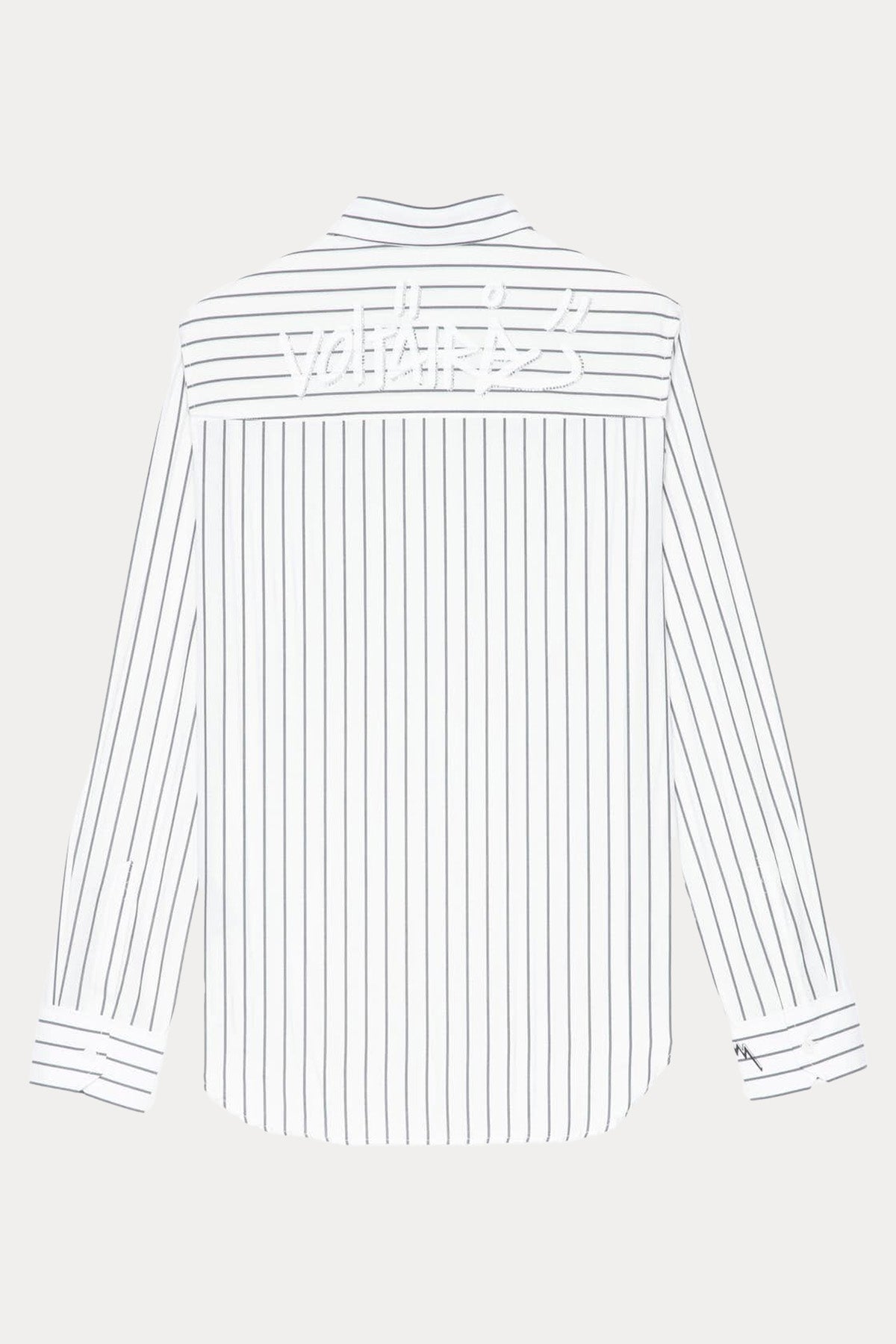 Zadig & Voltaire Cep Detaylı Çizgili Gömlek-Libas Trendy Fashion Store