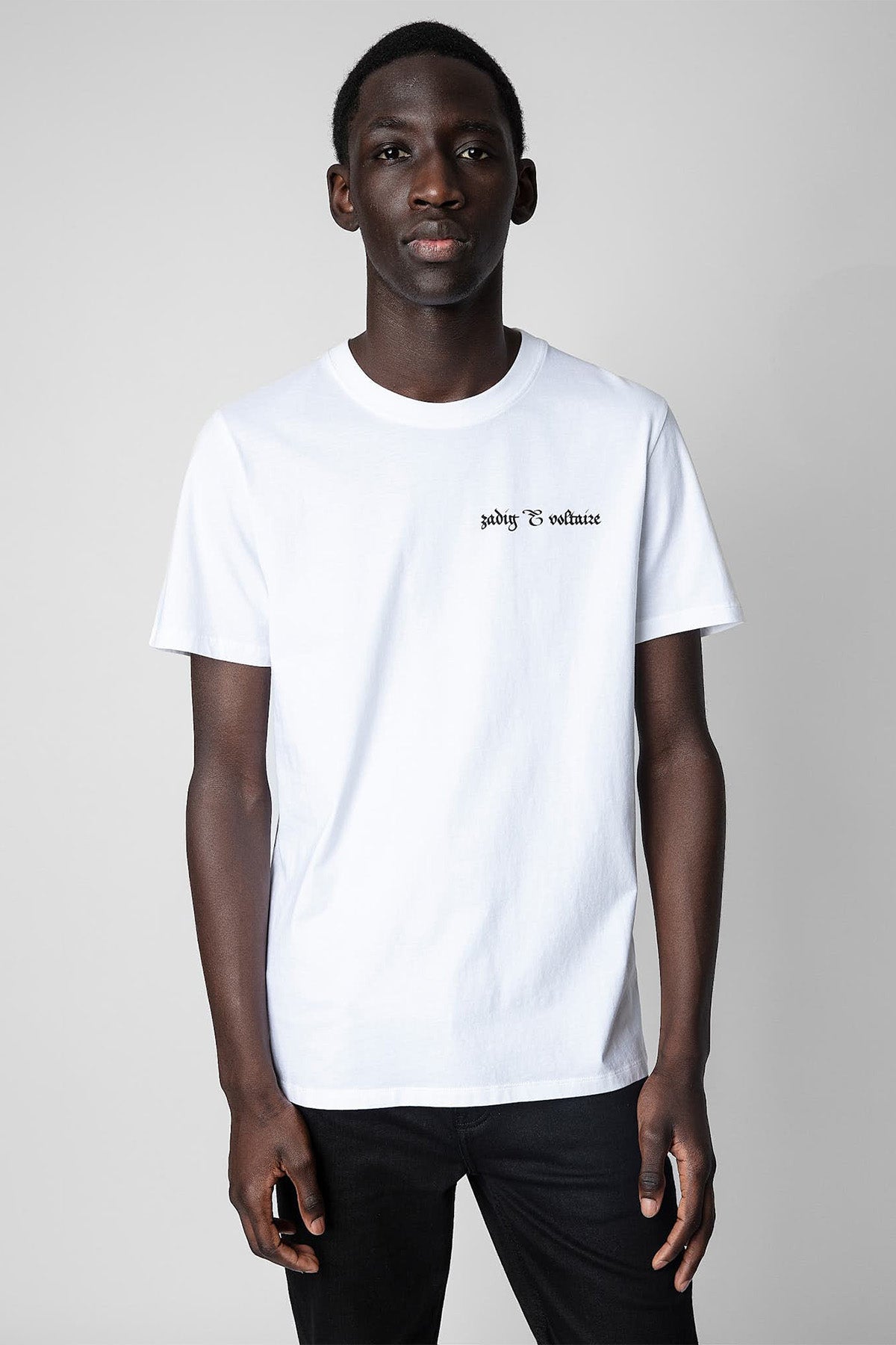 Zadig & Voltaire Yuvarlak Yaka Logolu T-shirt-Libas Trendy Fashion Store