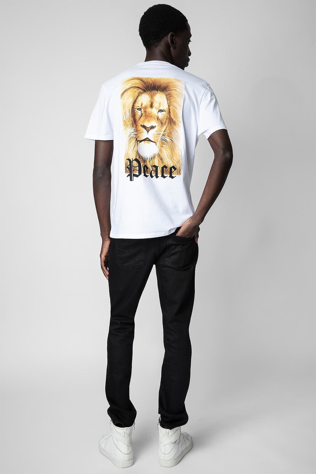 Zadig & Voltaire Yuvarlak Yaka Logolu T-shirt-Libas Trendy Fashion Store