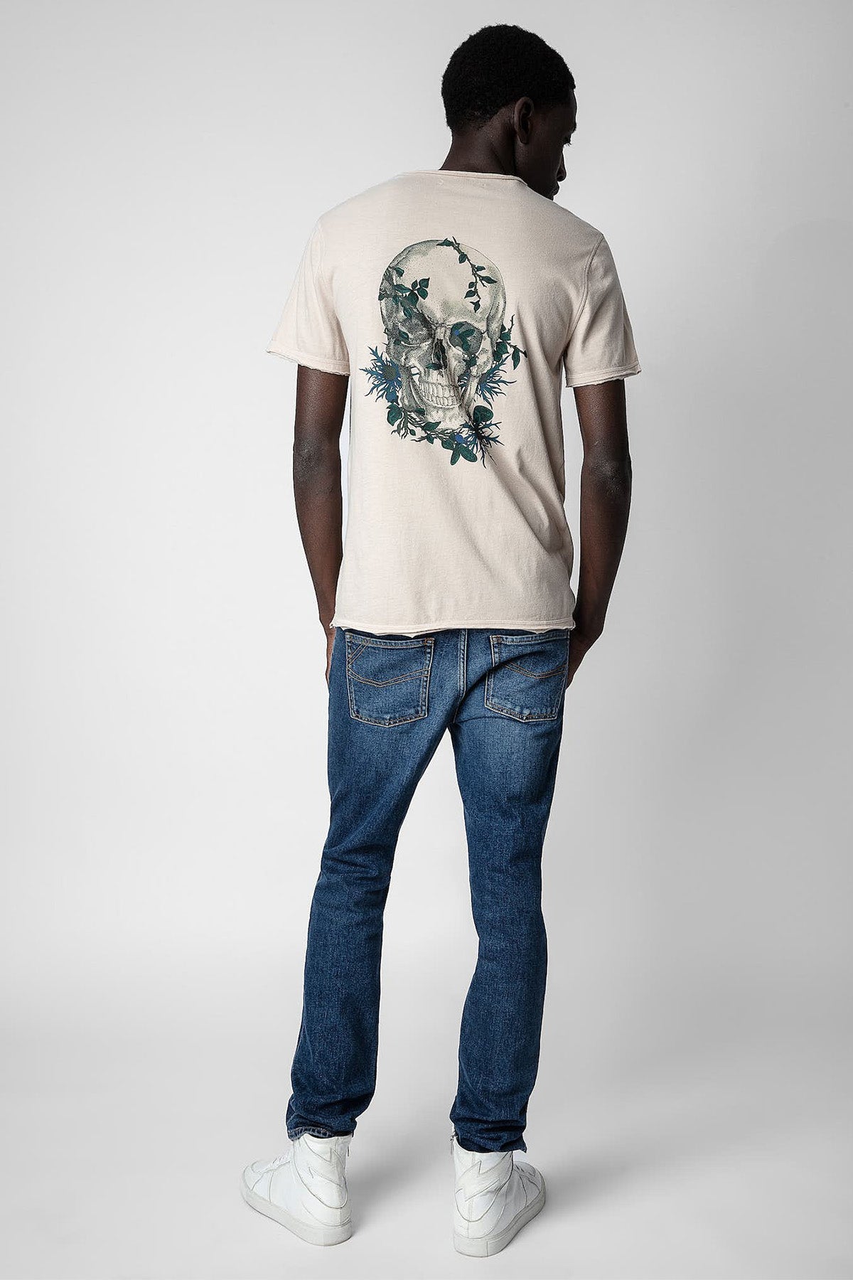 Zadig & Voltaire Kuru Kafa Logolu T-shirt-Libas Trendy Fashion Store