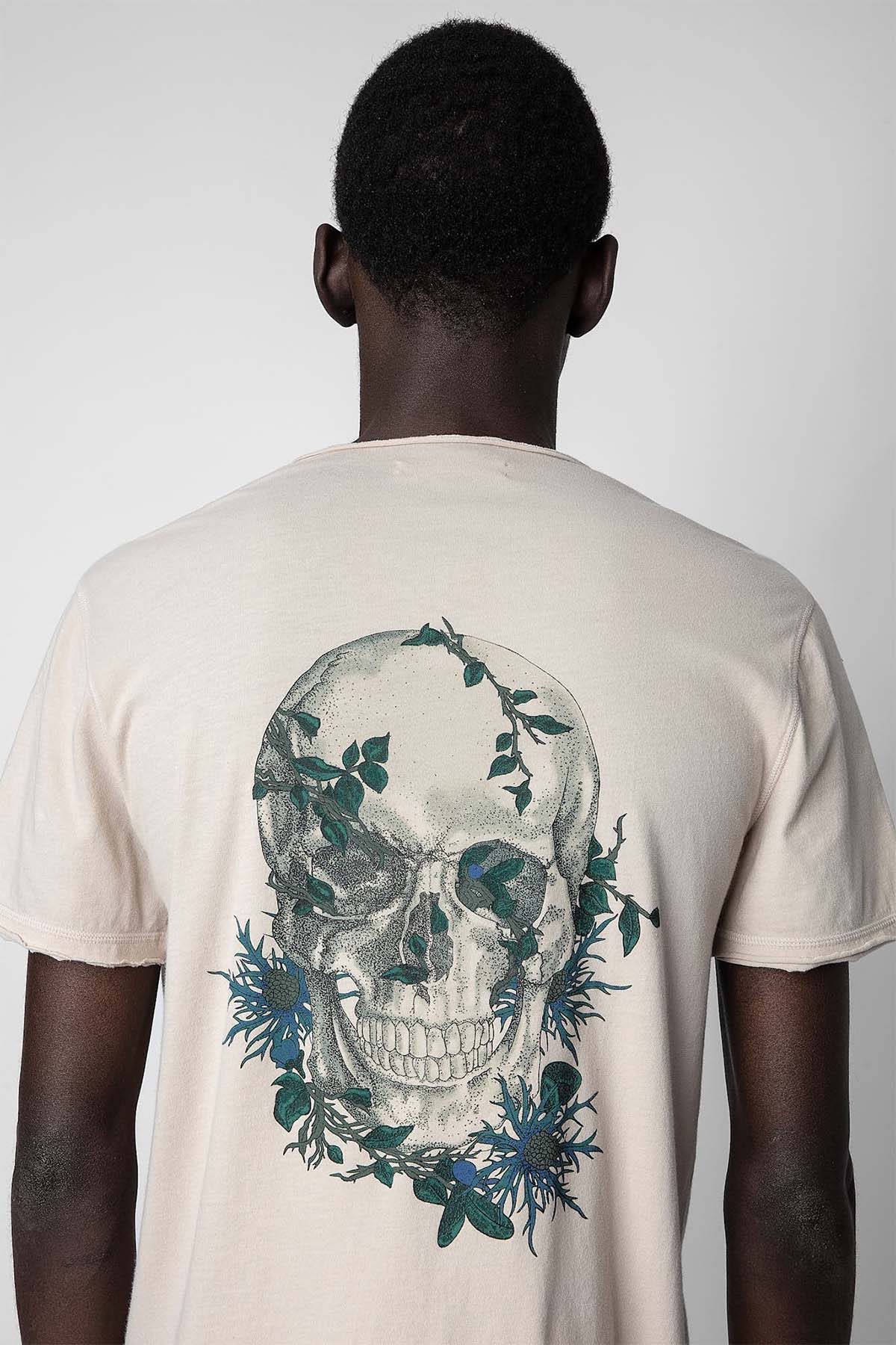 Zadig & Voltaire Kuru Kafa Logolu T-shirt-Libas Trendy Fashion Store