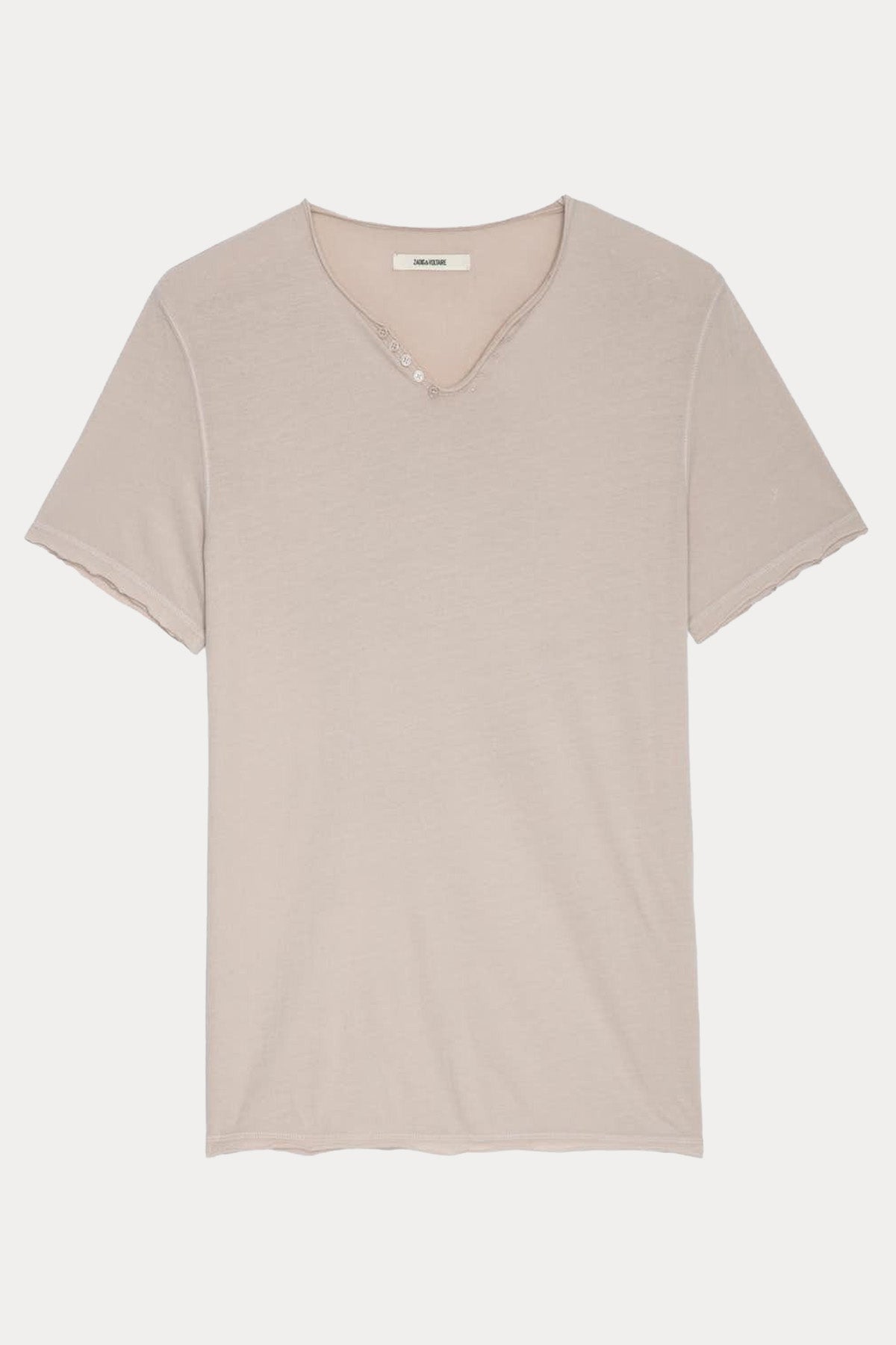 Zadig & Voltaire Kuru Kafa Logolu T-shirt-Libas Trendy Fashion Store