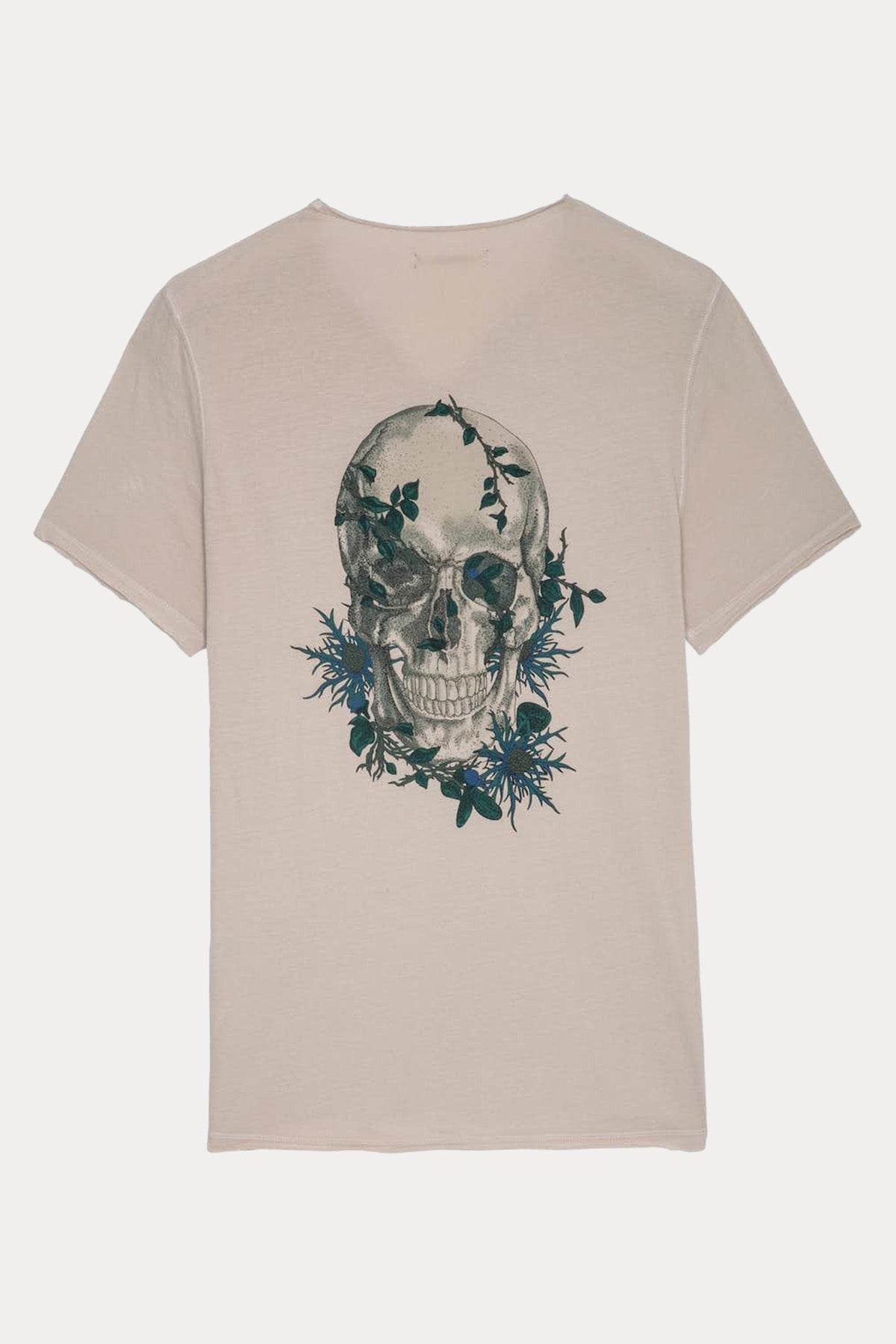 Zadig & Voltaire Kuru Kafa Logolu T-shirt-Libas Trendy Fashion Store