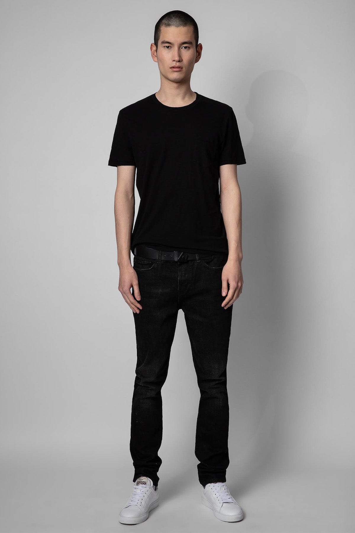 Zadig & Voltaire Kuru Kafa Logolu T-shirt-Libas Trendy Fashion Store