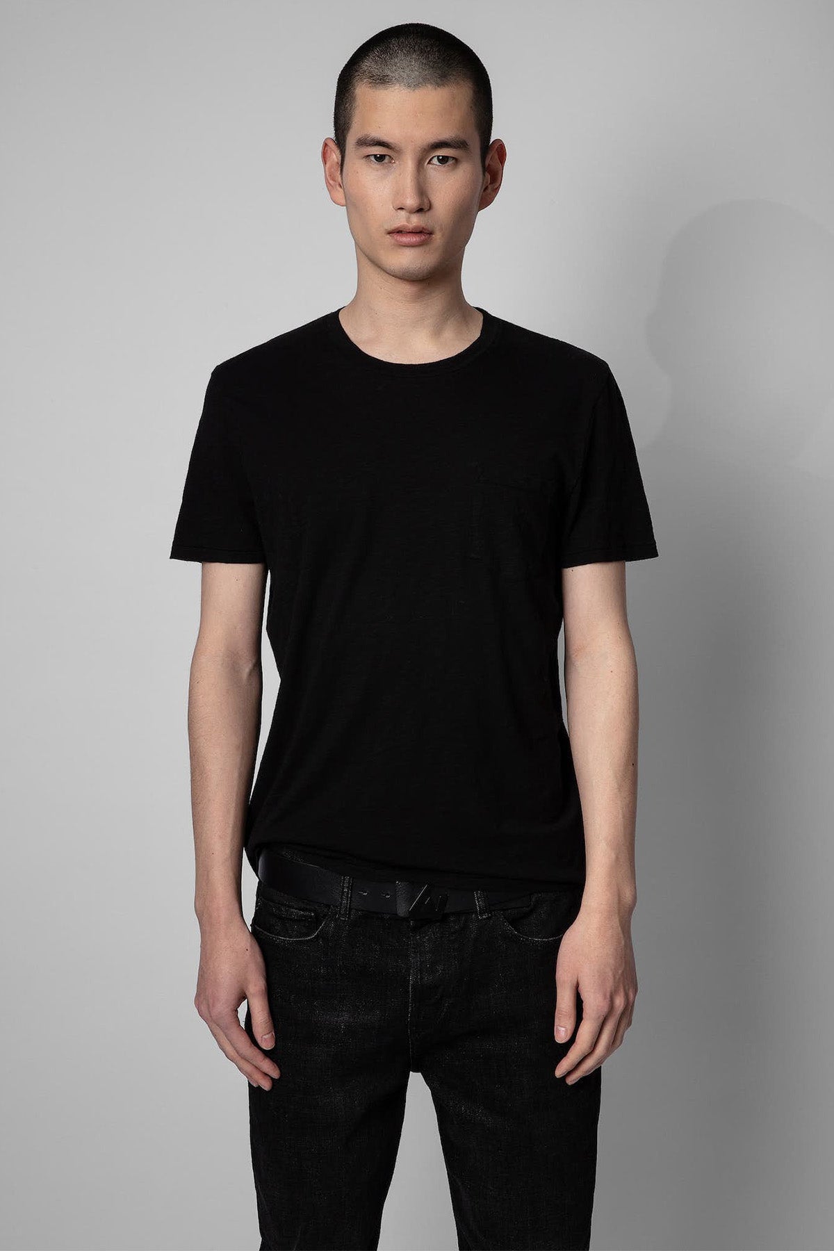 Zadig & Voltaire Kuru Kafa Logolu T-shirt-Libas Trendy Fashion Store