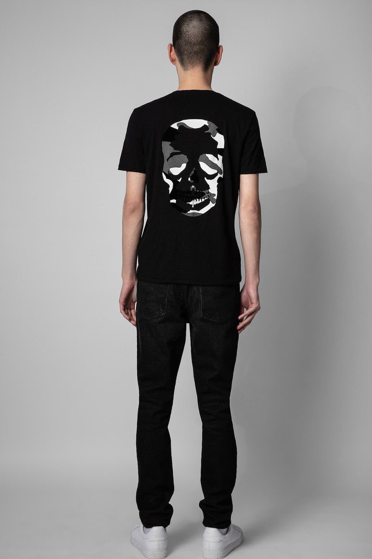 Zadig & Voltaire Kuru Kafa Logolu T-shirt-Libas Trendy Fashion Store