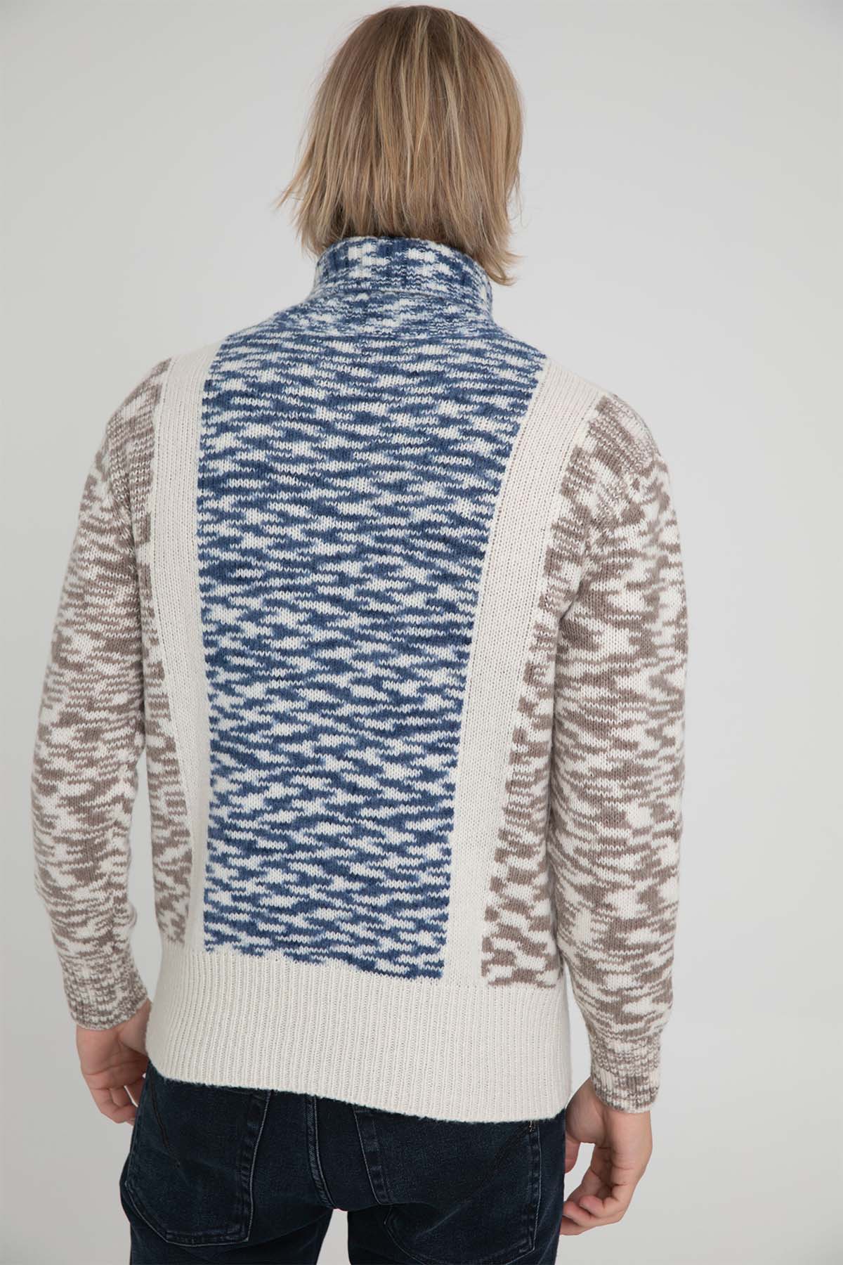 Manifattura Balıkçı Yaka Örgü Yün Triko-Libas Trendy Fashion Store