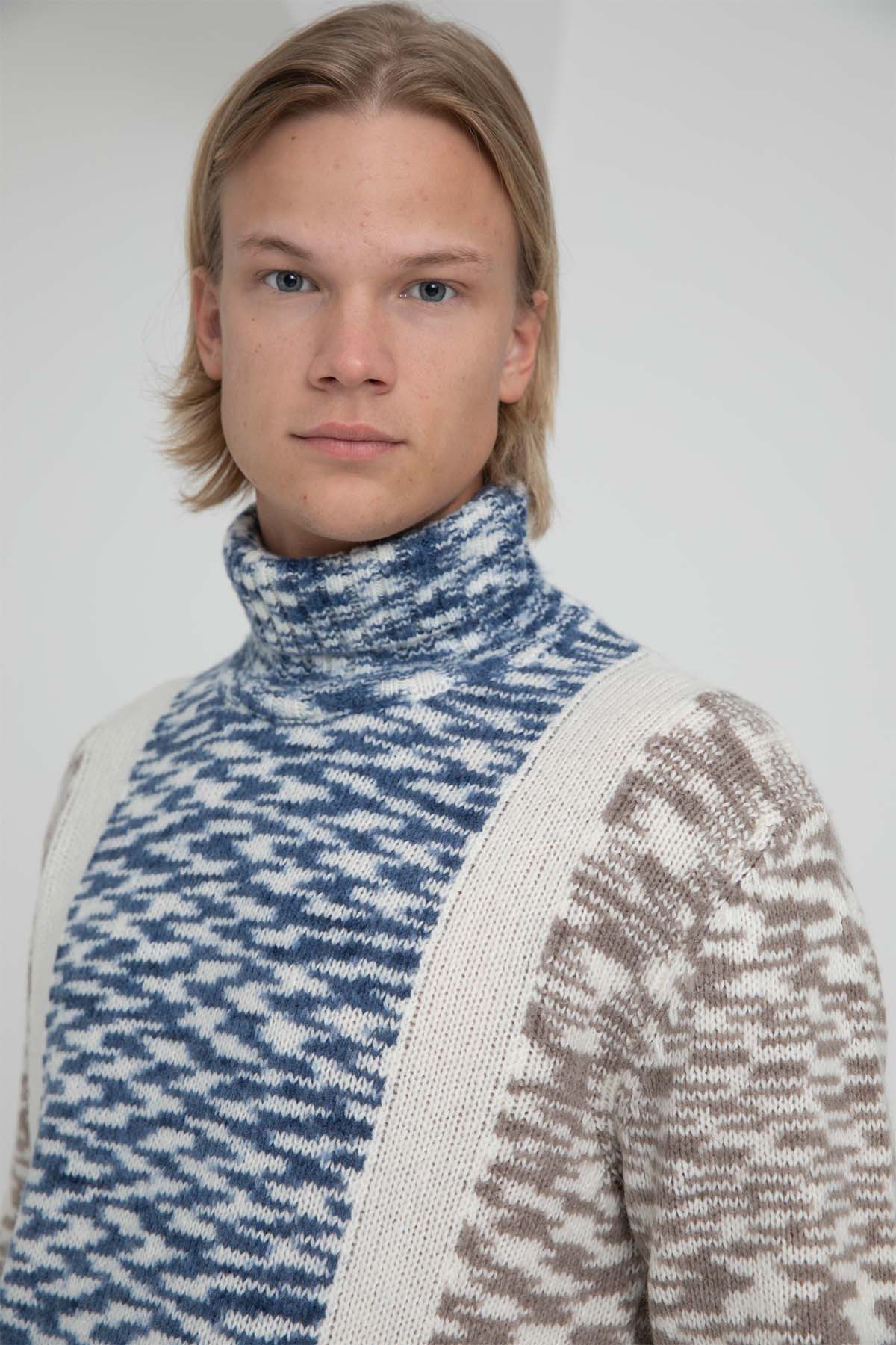 Manifattura Balıkçı Yaka Örgü Yün Triko-Libas Trendy Fashion Store