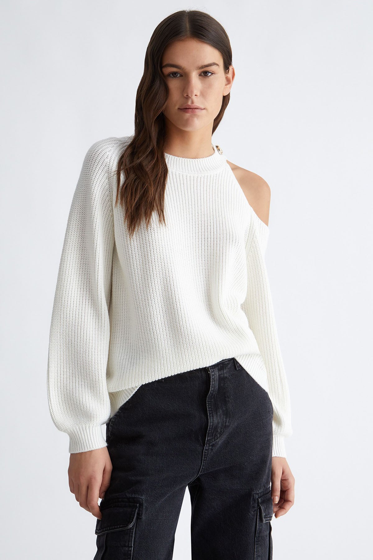 Liu Jo Yün Karışımlı Örgü Triko-Libas Trendy Fashion Store