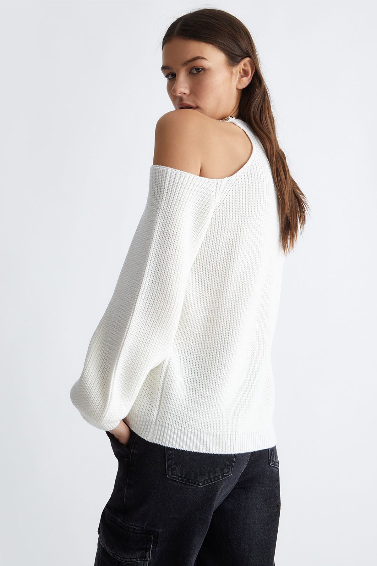 Liu Jo Yün Karışımlı Örgü Triko-Libas Trendy Fashion Store