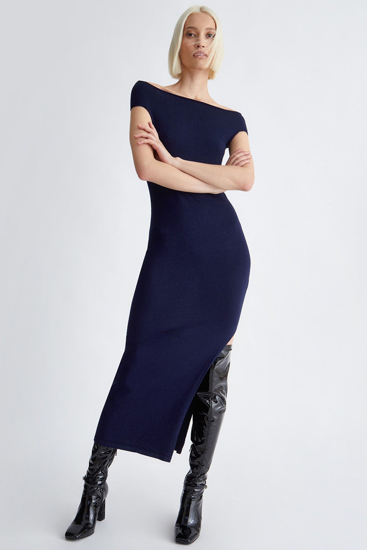 Liu Jo Slim Fit Midi Elbise-Libas Trendy Fashion Store
