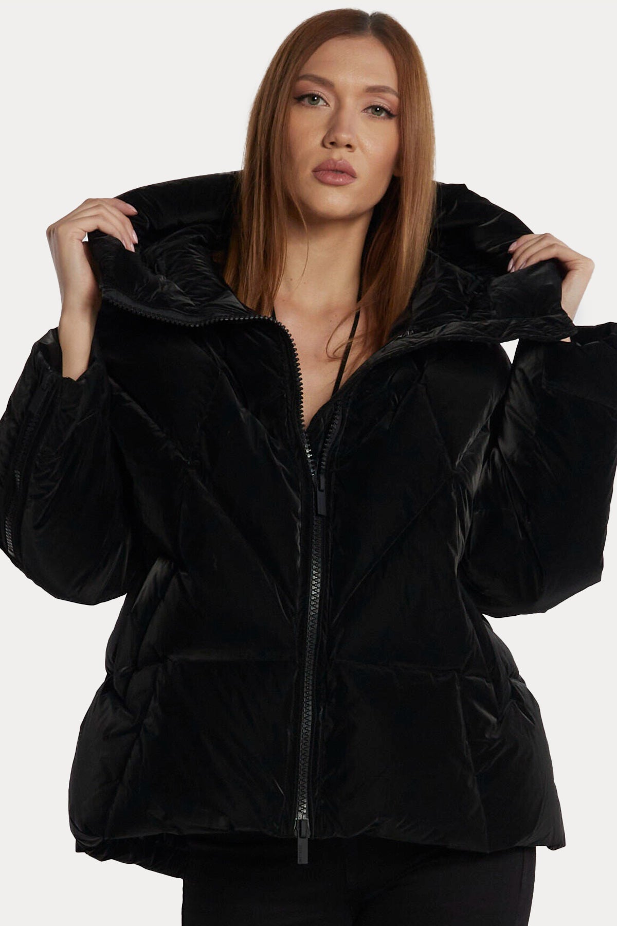 Hetrego Greer Geniş Kesim Kapüşonlu Puffer Mont-Libas Trendy Fashion Store