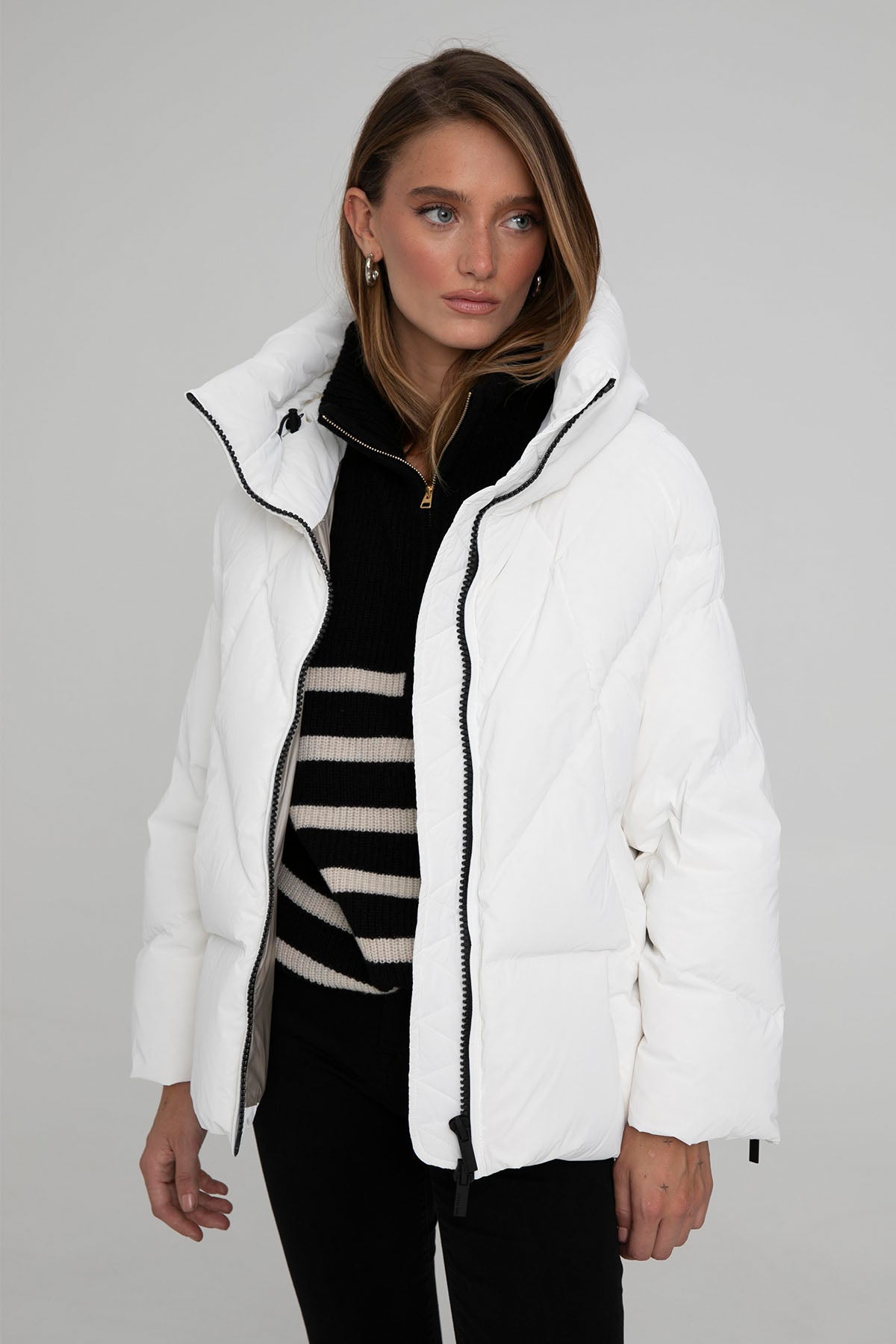 Hetrego Greer Geniş Kesim Kapüşonlu Puffer Mont-Libas Trendy Fashion Store