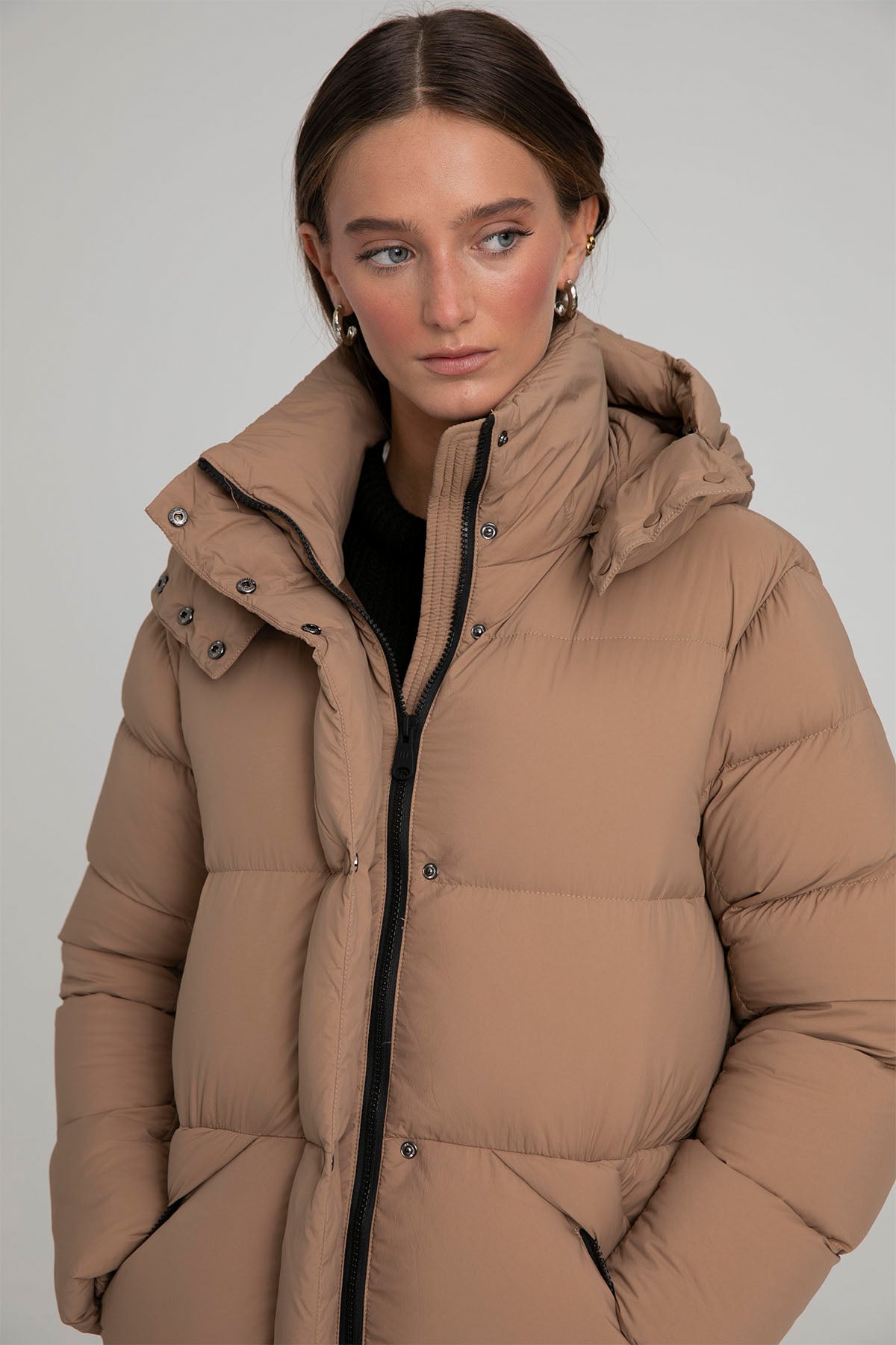 Hetrego Brea Kapüşonlu Puffer Mont-Libas Trendy Fashion Store