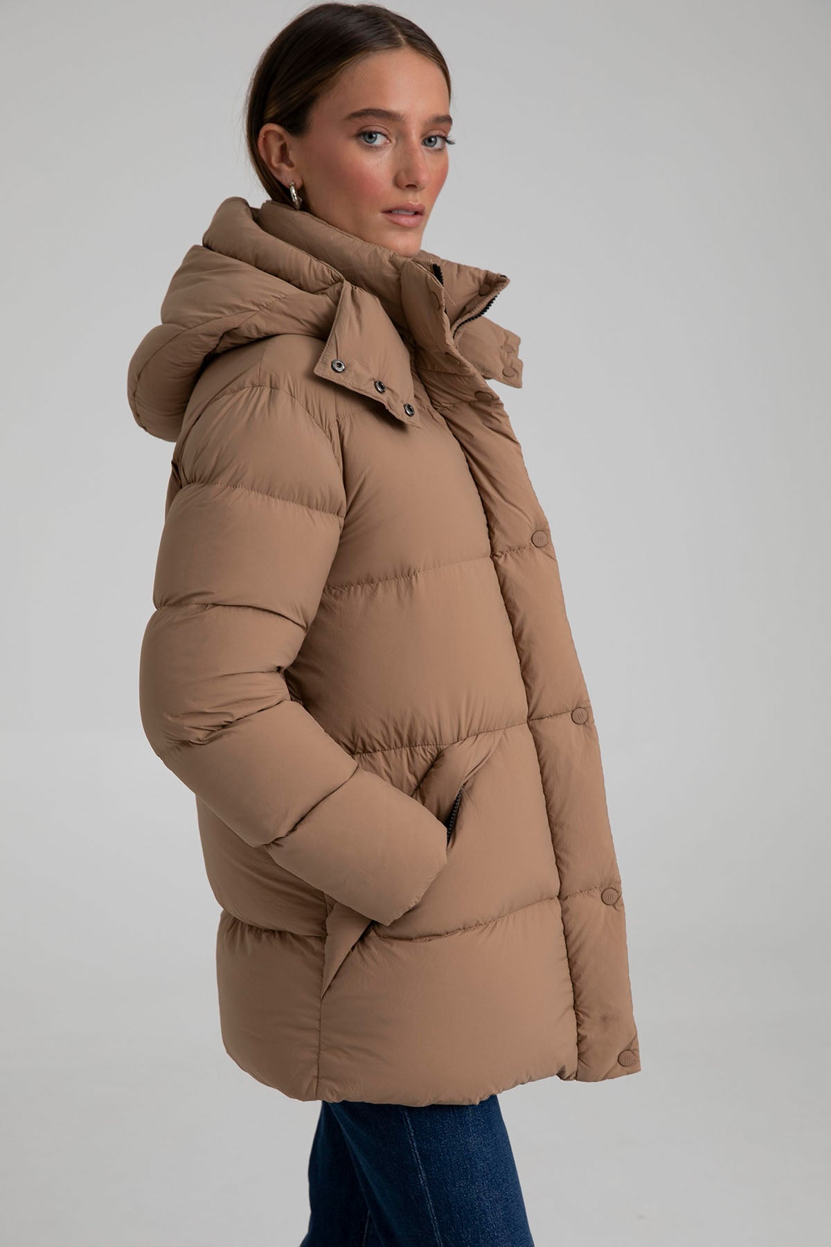 Hetrego Brea Kapüşonlu Puffer Mont-Libas Trendy Fashion Store