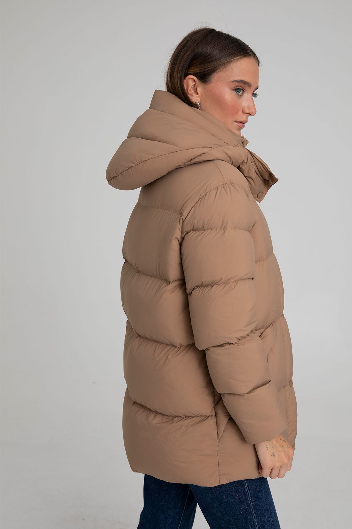 Hetrego Brea Kapüşonlu Puffer Mont-Libas Trendy Fashion Store