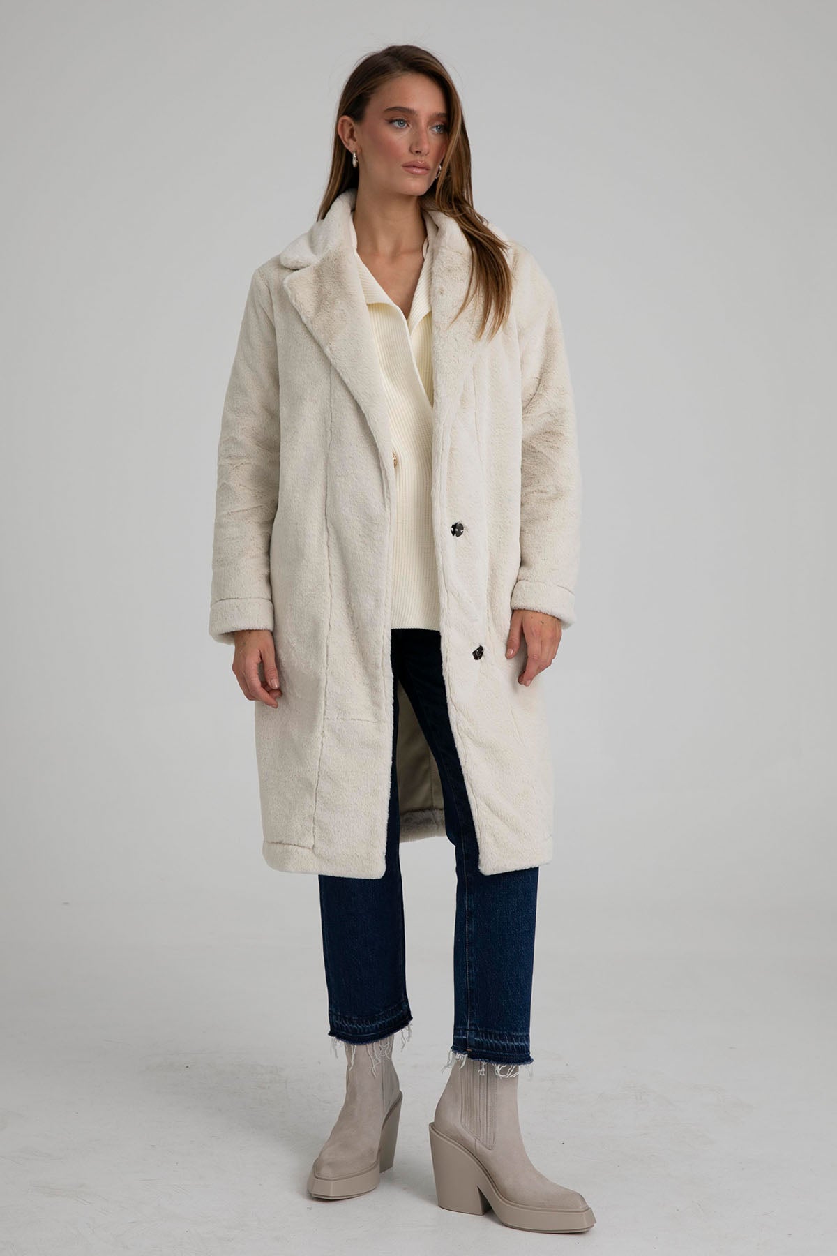 Hetrego Zoe Peluş Manto-Libas Trendy Fashion Store