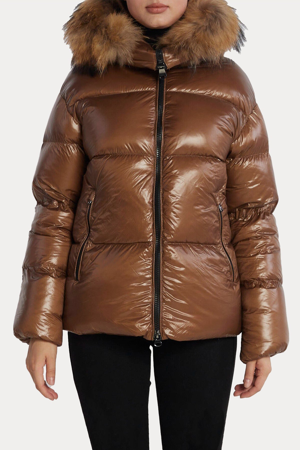 Hetrego Shea Kürklü Kapüşonlu Puffer Mont-Libas Trendy Fashion Store