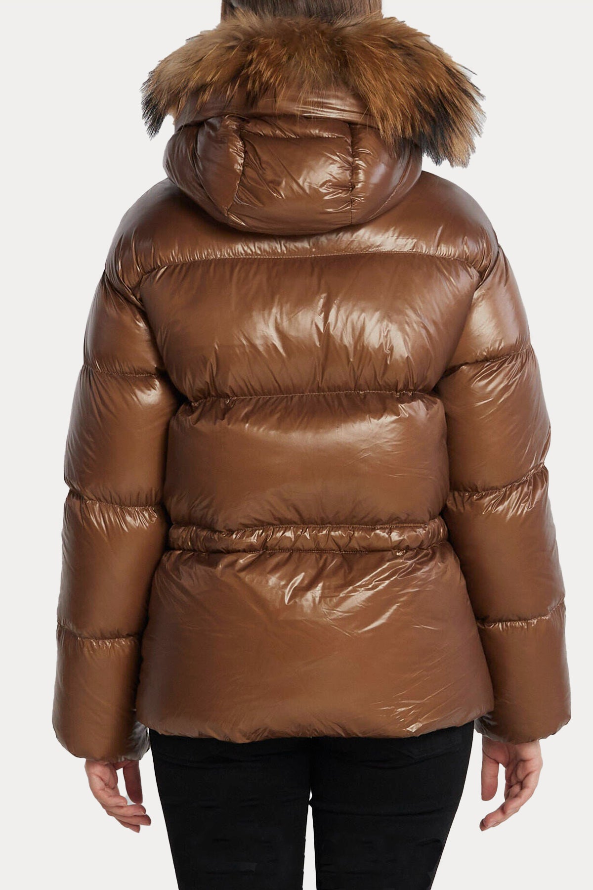 Hetrego Shea Kürklü Kapüşonlu Puffer Mont-Libas Trendy Fashion Store