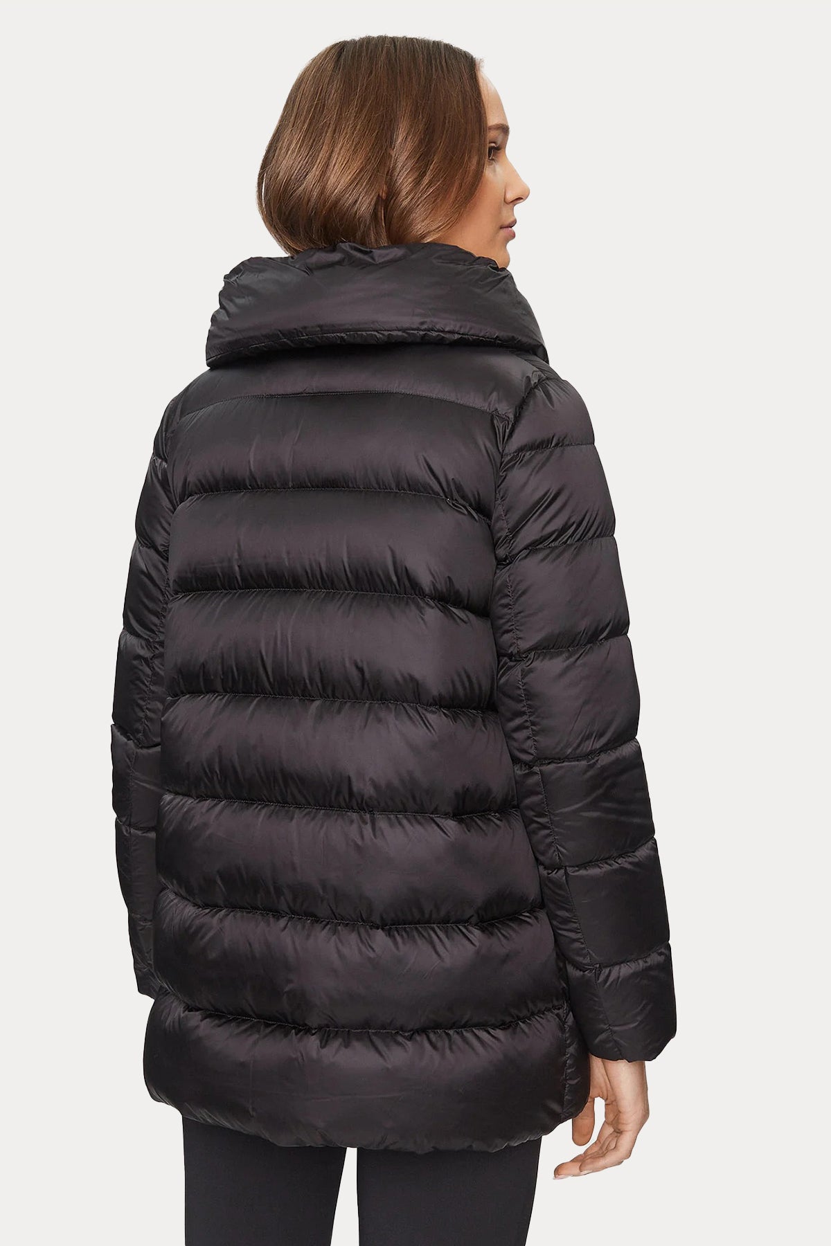 Hetrego Sena Yakası Kürklü Puffer Mont-Libas Trendy Fashion Store
