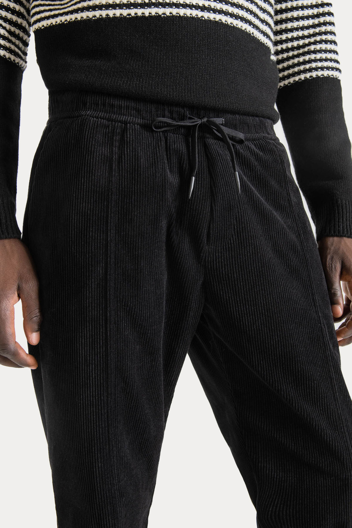 Antony Morato Beli Lastikli Fitilli Kadife Pantolon-Libas Trendy Fashion Store