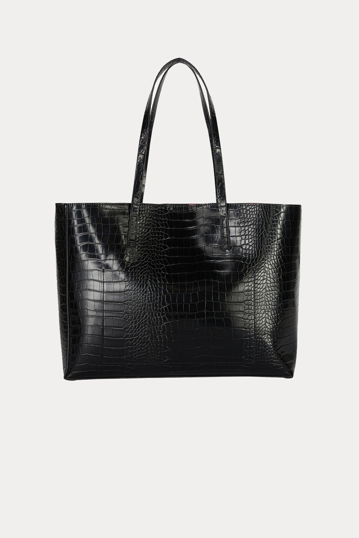 Chiara Ferragni Krokodil Desenli Göz Logolu Shopping Bag Çanta-Libas Trendy Fashion Store