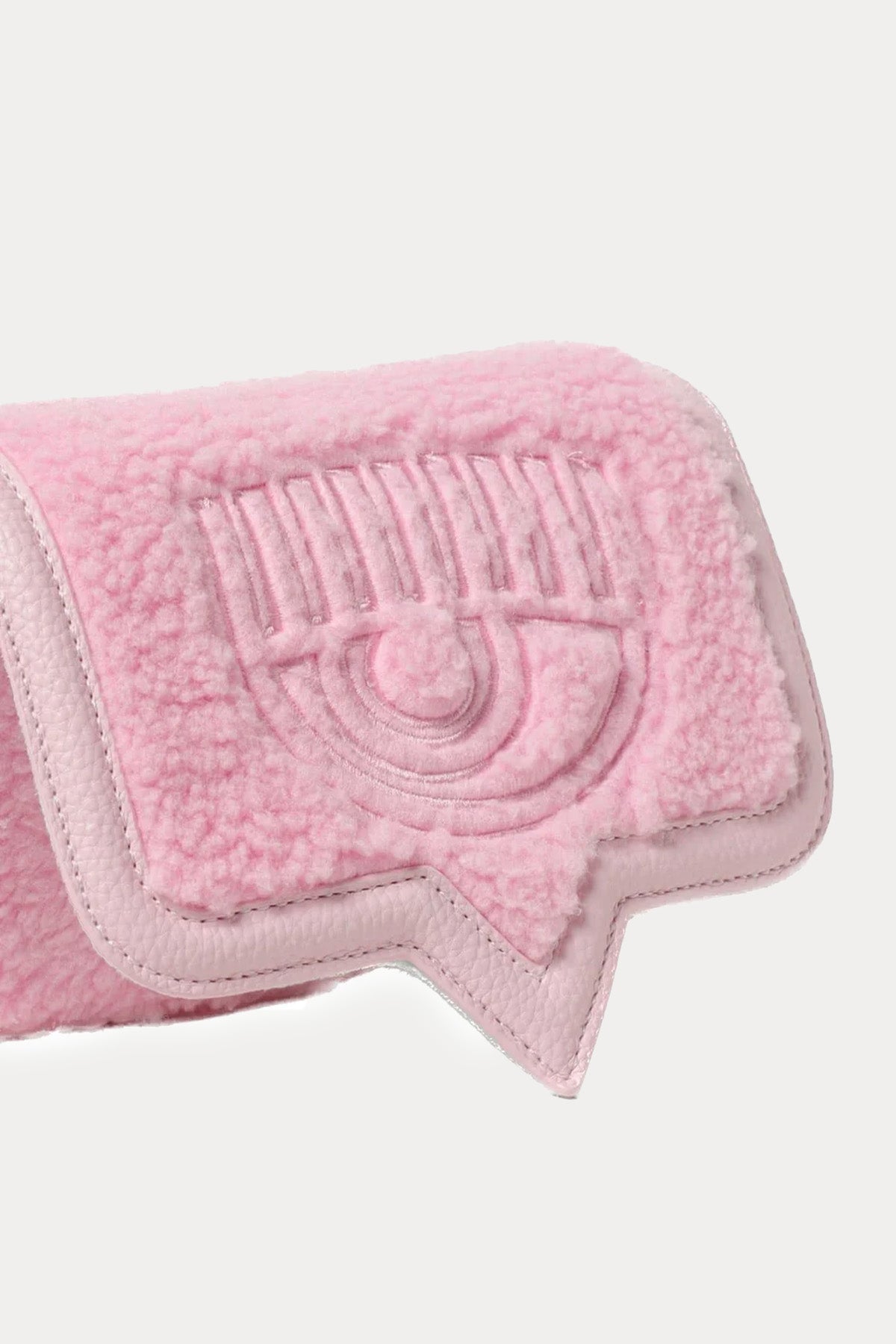 Chiara Ferragni Göz Logolu Peluş Omuz Çantası-Libas Trendy Fashion Store