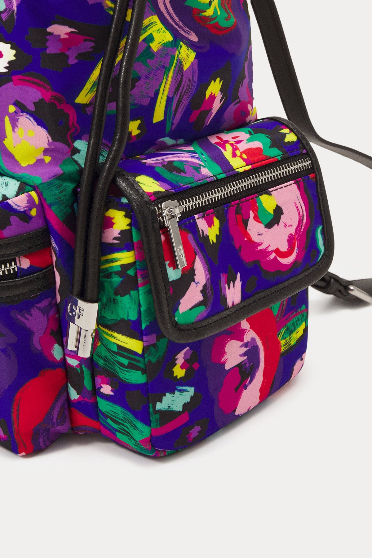 Chiara Ferragni Renkli Desenli Göz Logolu Sırt Çantası-Libas Trendy Fashion Store