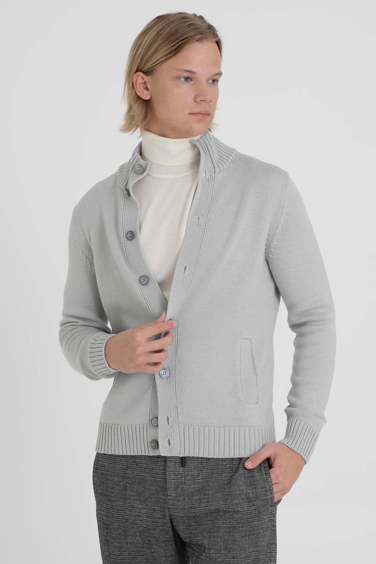 Gran Sasso Örgü Yün Triko Ceket-Libas Trendy Fashion Store