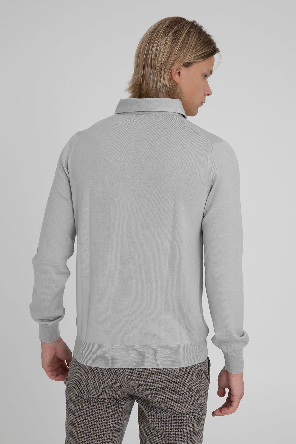 Gran Sasso Düğmeli Polo Yaka Yün Triko-Libas Trendy Fashion Store