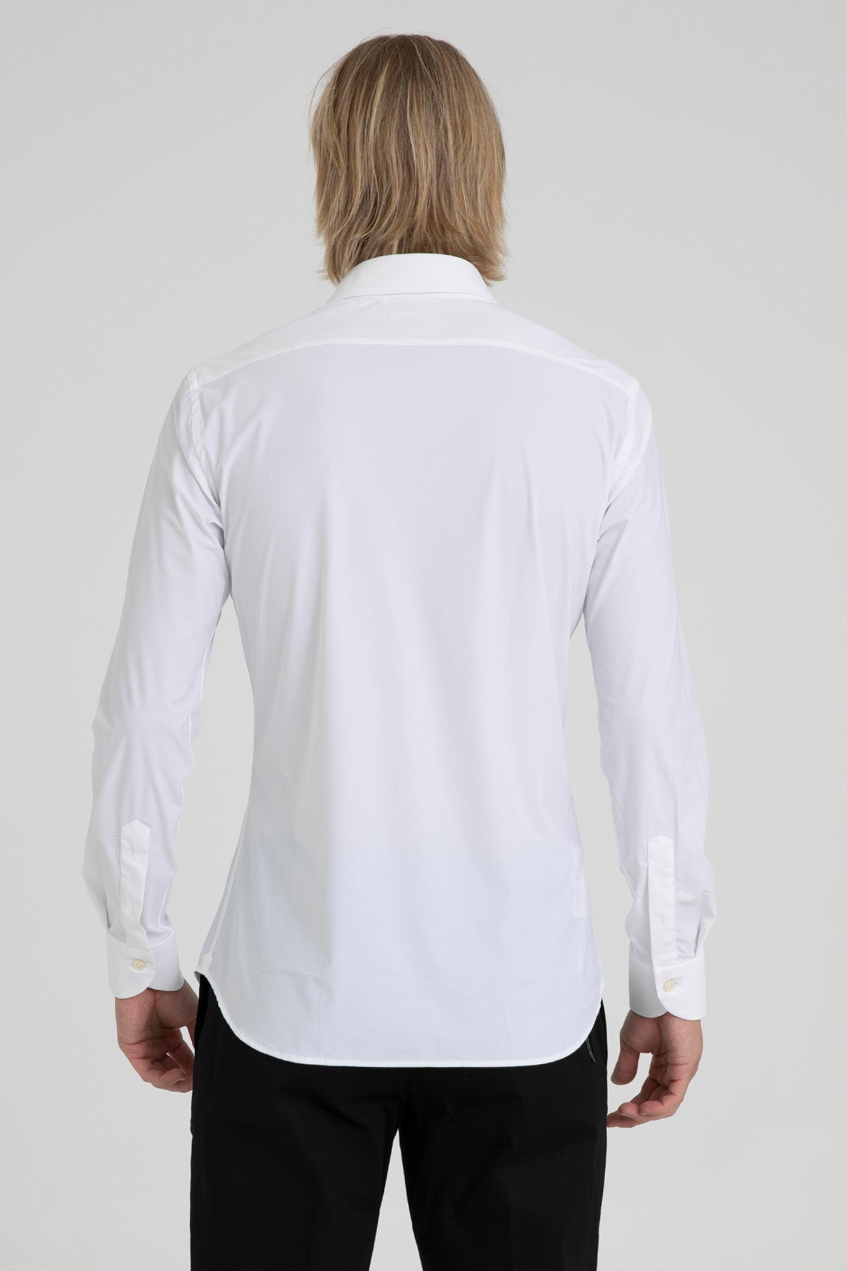 Tintoria Mattei Klasik Yaka Streç Gömlek-Libas Trendy Fashion Store