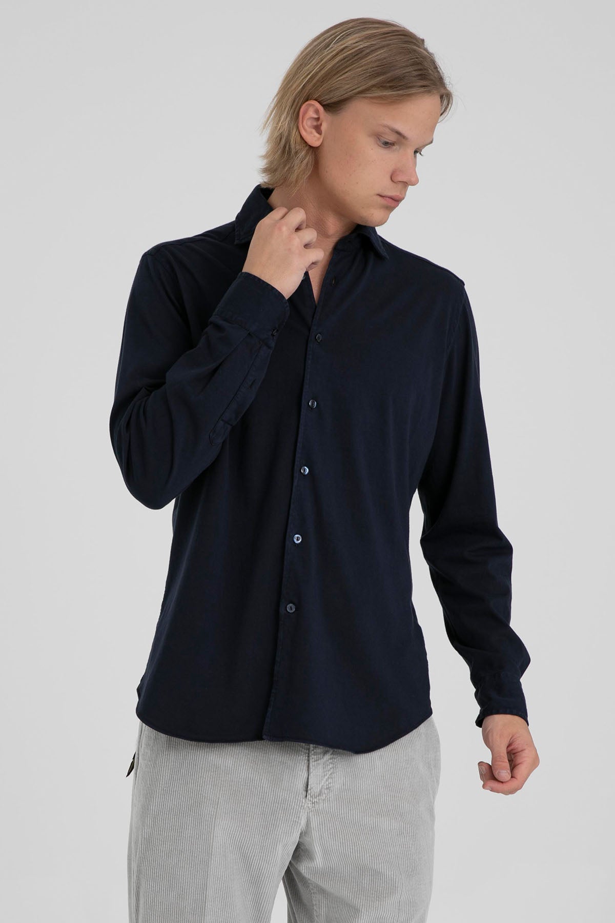 Tintoria Mattei Klasik Yaka Gömlek-Libas Trendy Fashion Store