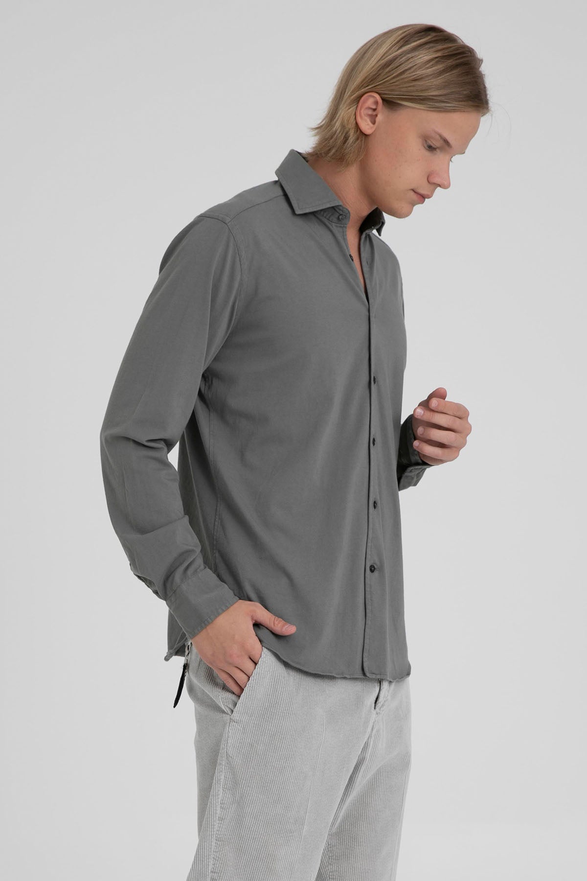 Tintoria Mattei Klasik Yaka Gömlek-Libas Trendy Fashion Store