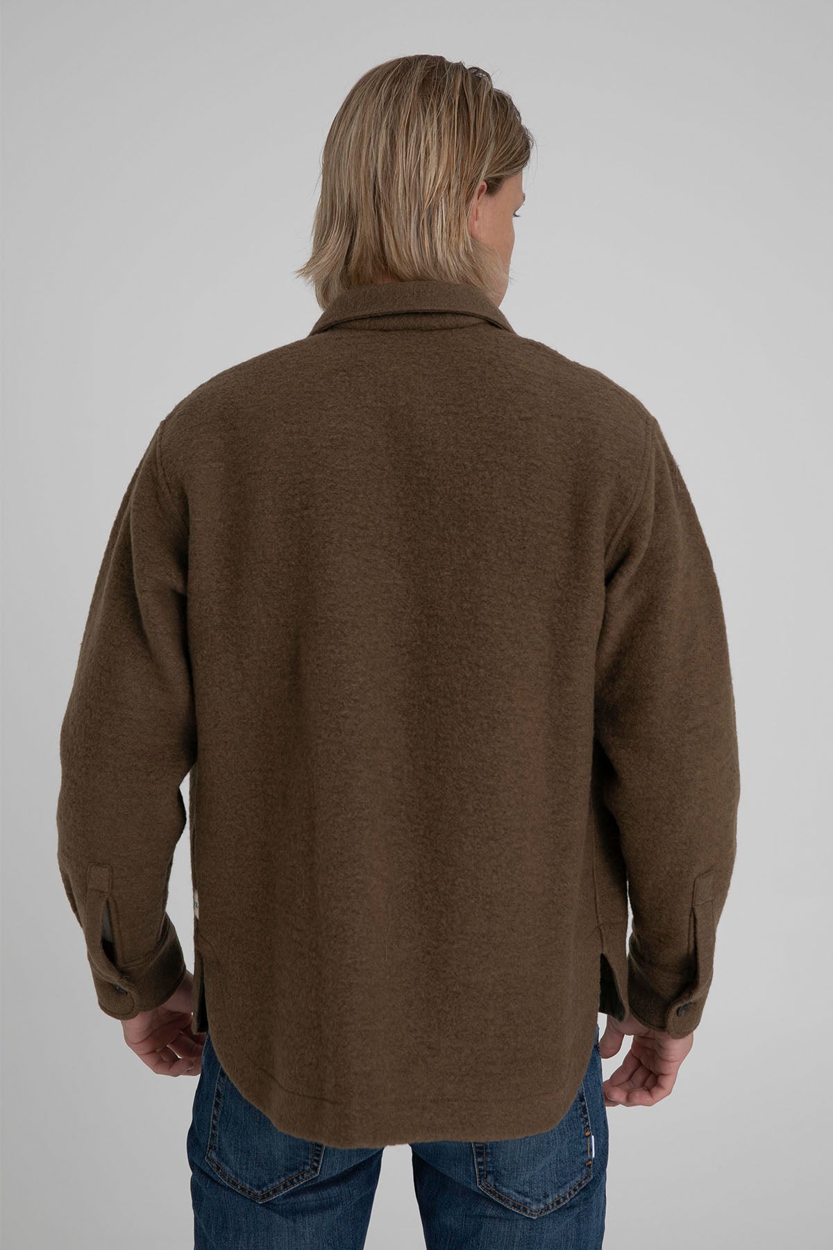 Tintoria Mattei Cepli Yün Ceket-Libas Trendy Fashion Store