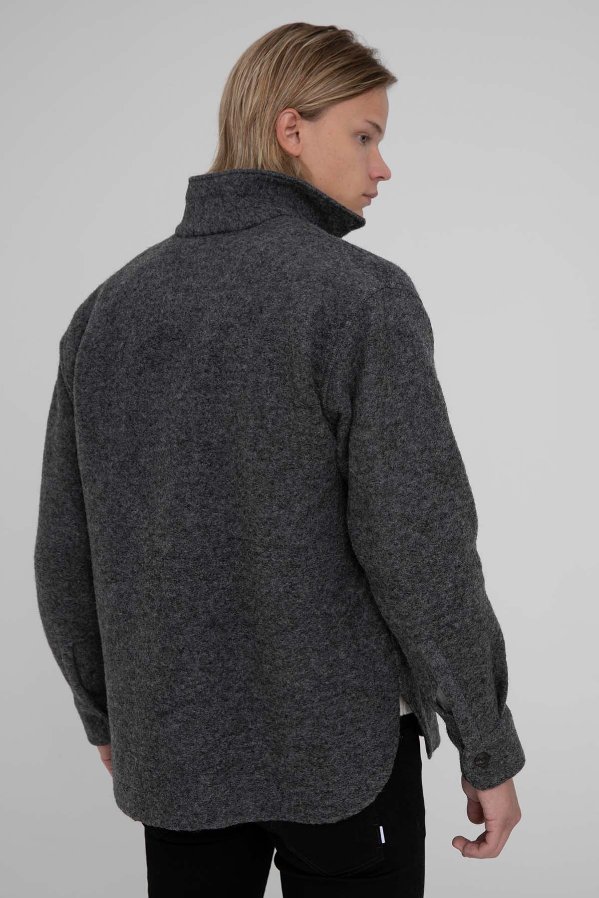 Tintoria Mattei Cepli Yün Ceket-Libas Trendy Fashion Store