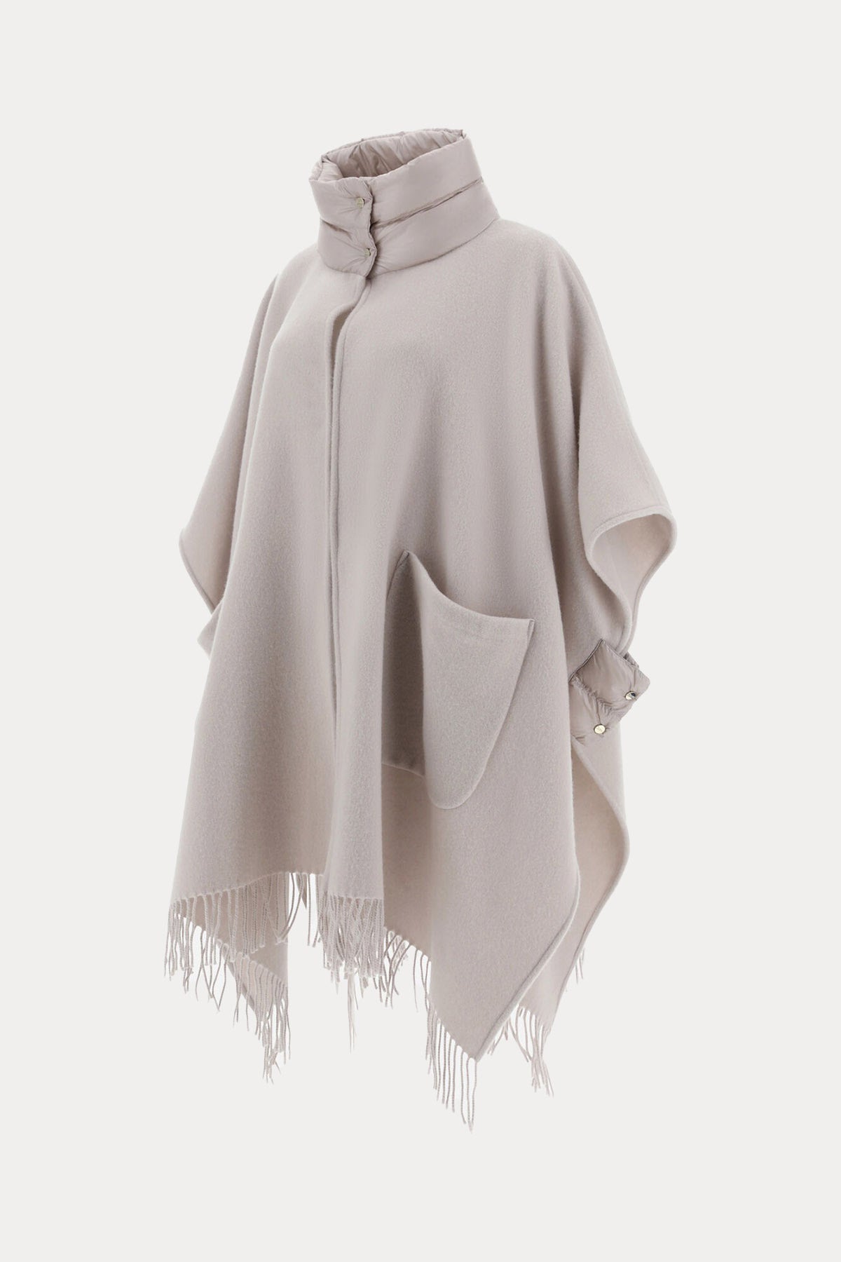 Herno Geniş Kesim Kaşmirli Yün Pelerin Ceket-Libas Trendy Fashion Store