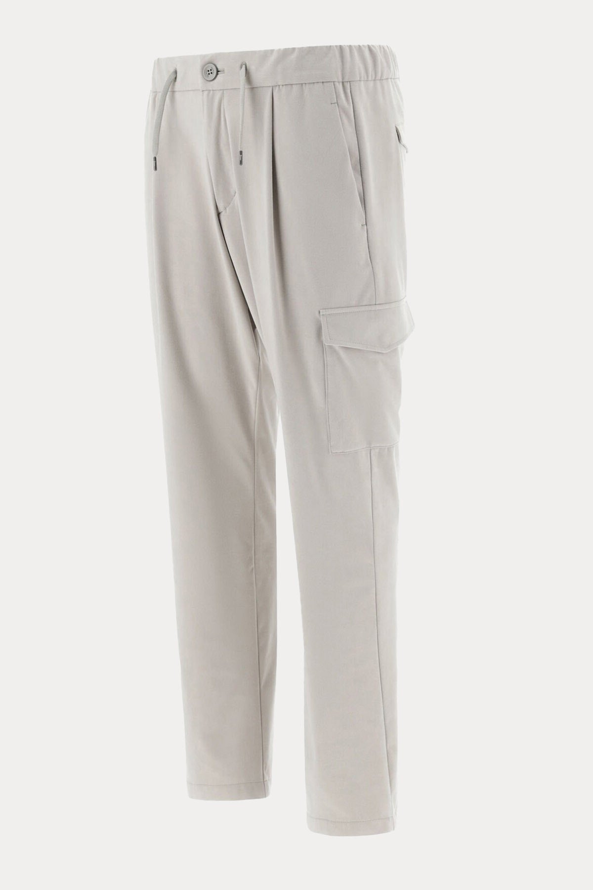 Herno Beli Lastikli Tek Pile Streç Kargo Pantolon-Libas Trendy Fashion Store