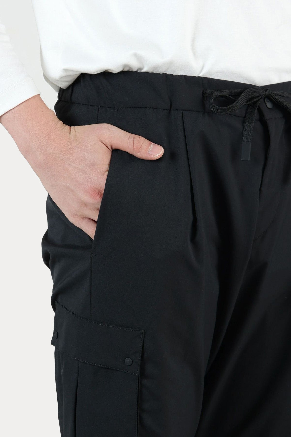 Herno Beli Lastikli Slim Fit Tek Pileli Kargo Pantolon-Libas Trendy Fashion Store