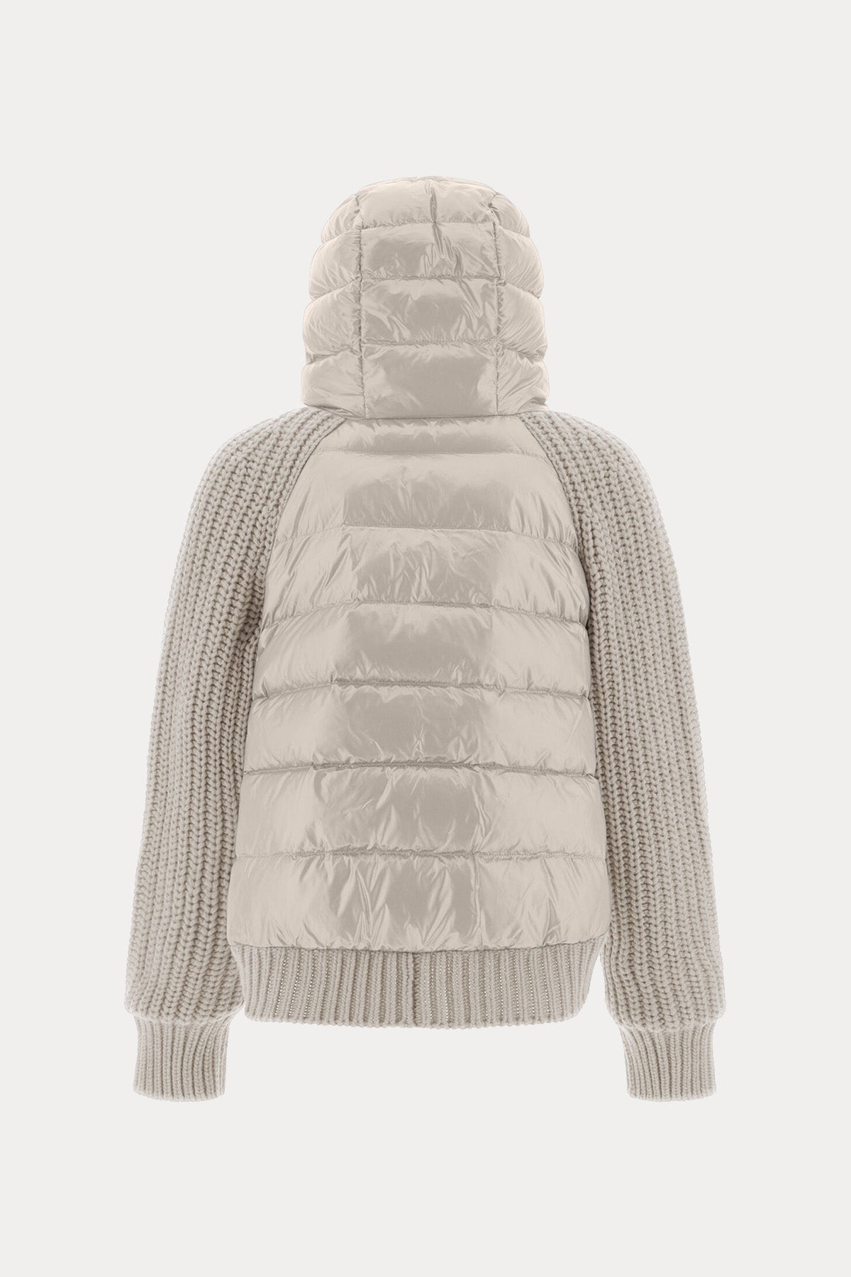 Herno Kapüşonlu Örgü Yün Ceket-Libas Trendy Fashion Store