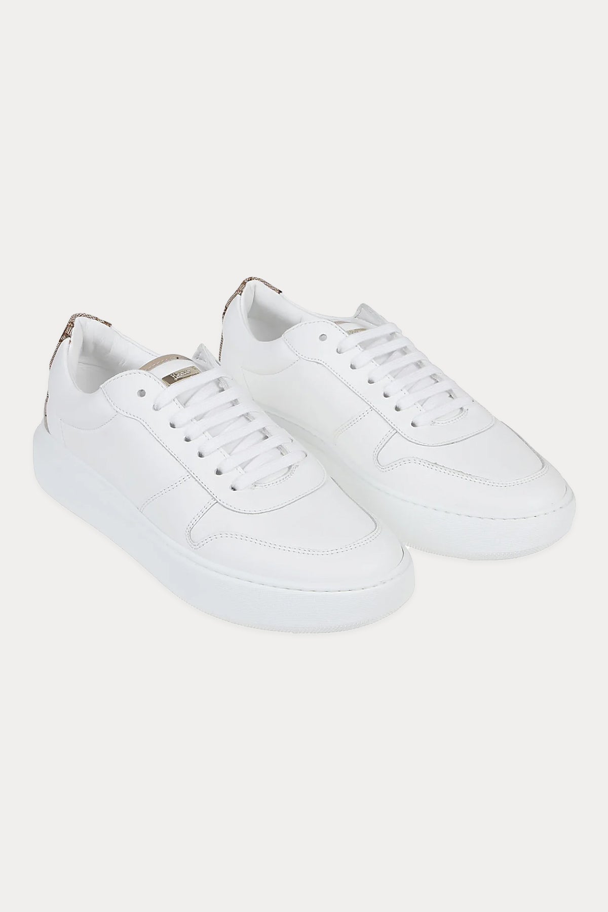 Herno Monogram Logolu Deri Sneaker Ayakkabı-Libas Trendy Fashion Store