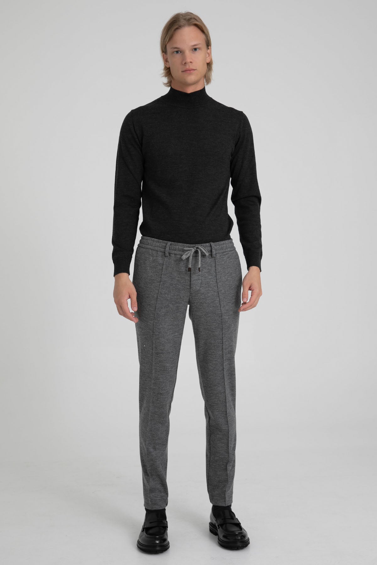 Fradi Beli Lastikli Slim Fit Jogger Yün Pantolon-Libas Trendy Fashion Store