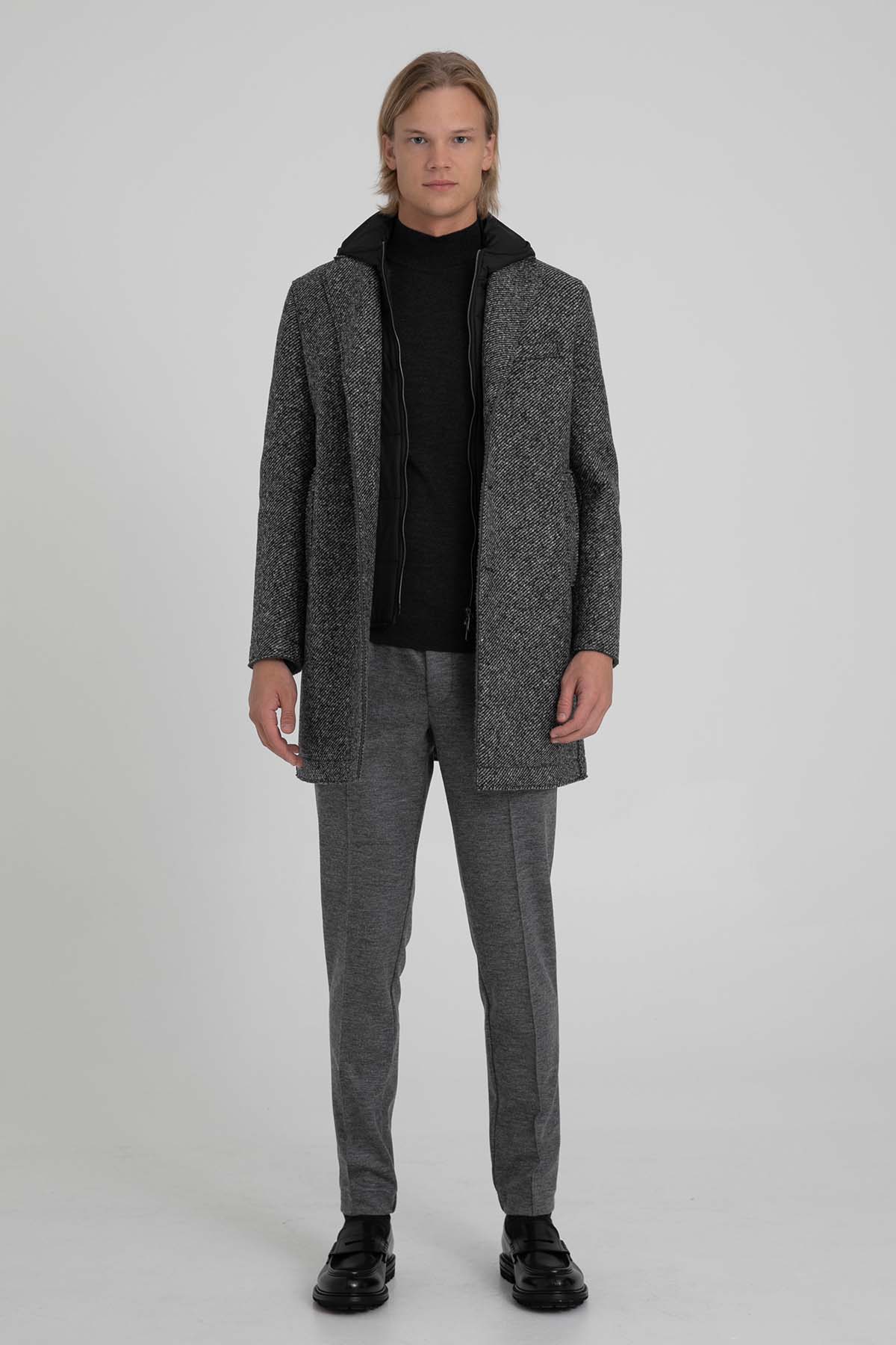 Fradi Demonte İçi Puffer Yelekli Kapüşonlu Kaban-Libas Trendy Fashion Store