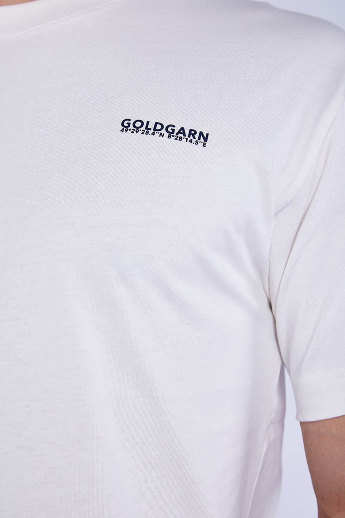Goldgarn Regular Fit Yuvarlak Yaka Logolu T-shirt-Libas Trendy Fashion Store