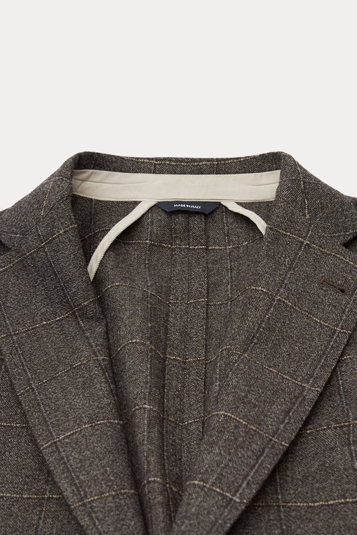 Tombolini Ekoseli Yün Blazer Ceket-Libas Trendy Fashion Store