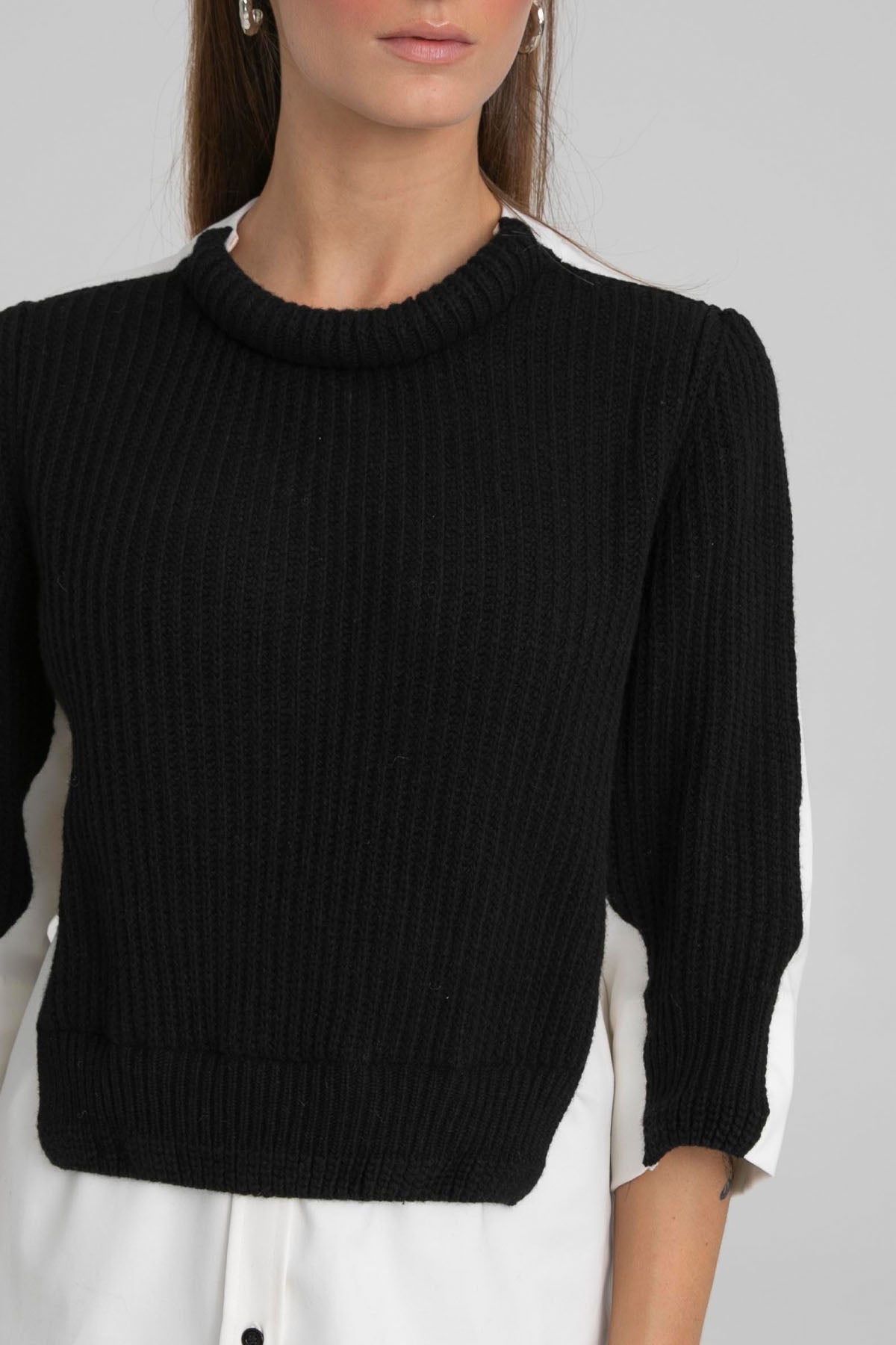 Semicouture Triko Detaylı Gömlek-Libas Trendy Fashion Store